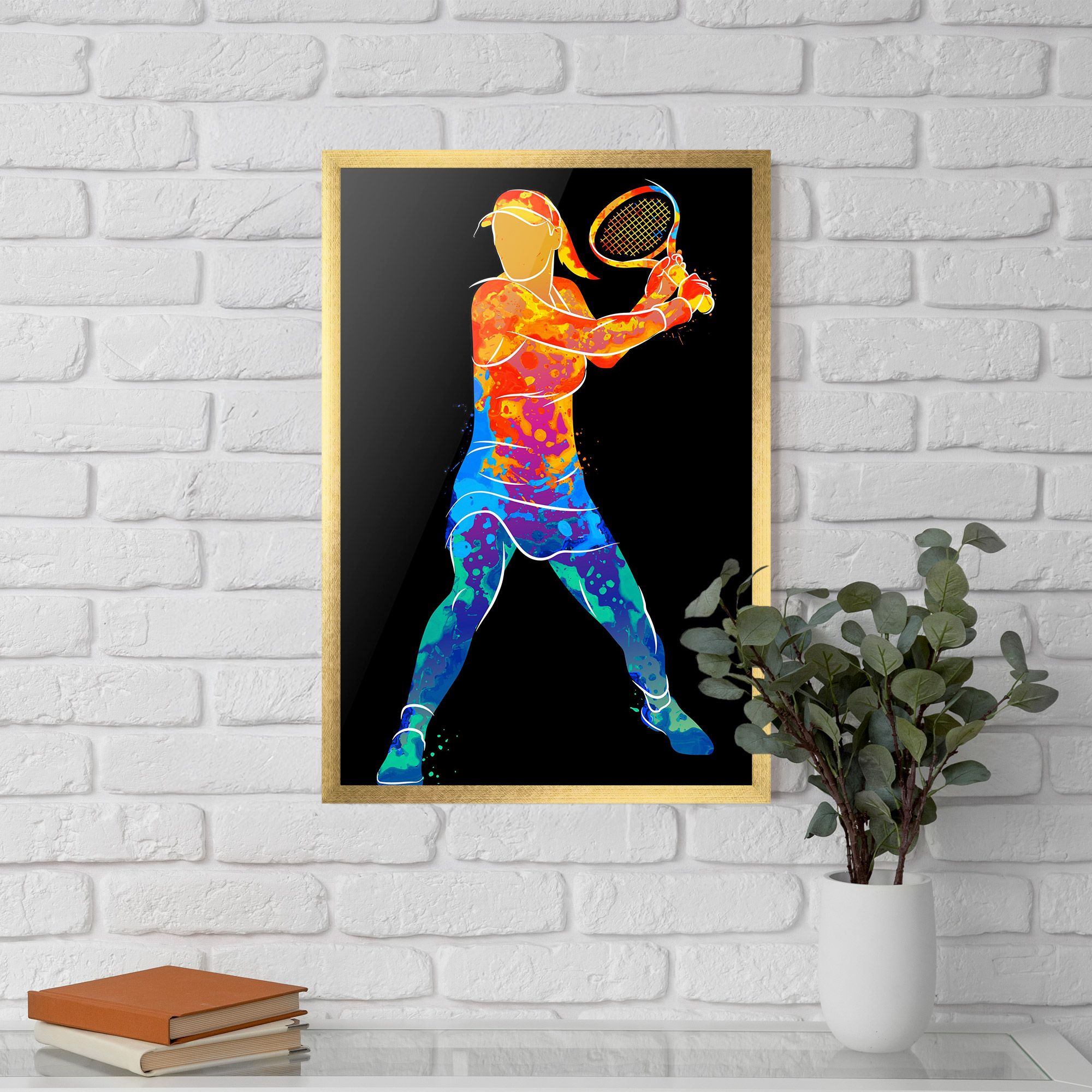 Green Orange Tennis mockup 5