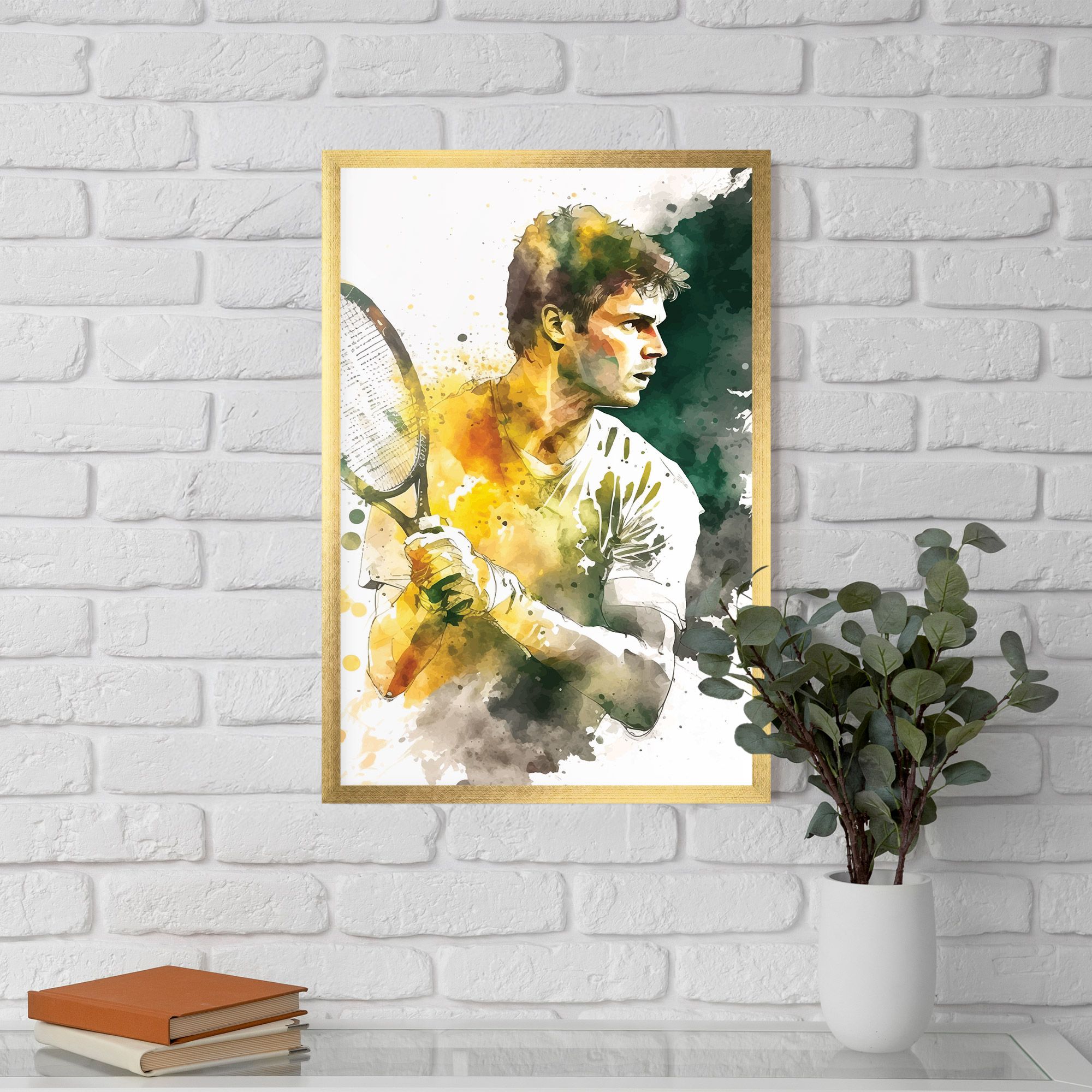 Player Watercolor mockup 5