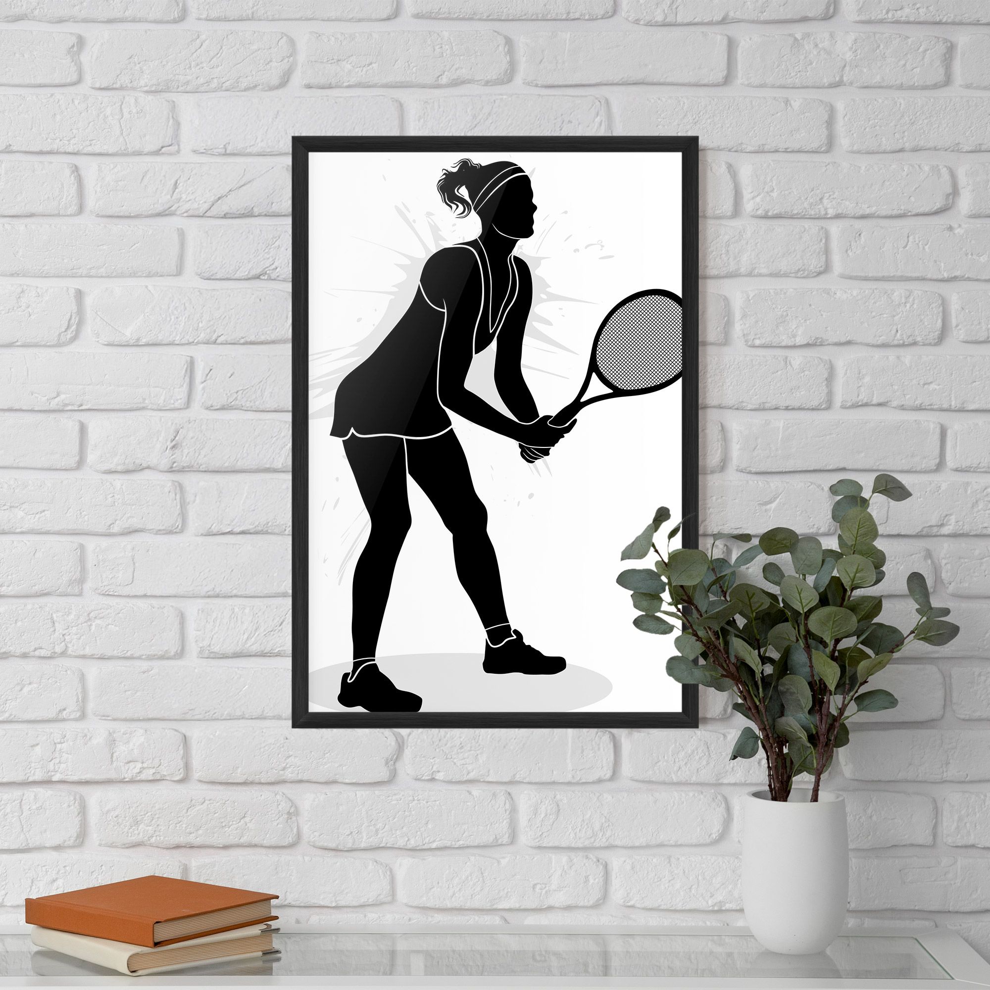 Female Tennis Player mockup 5