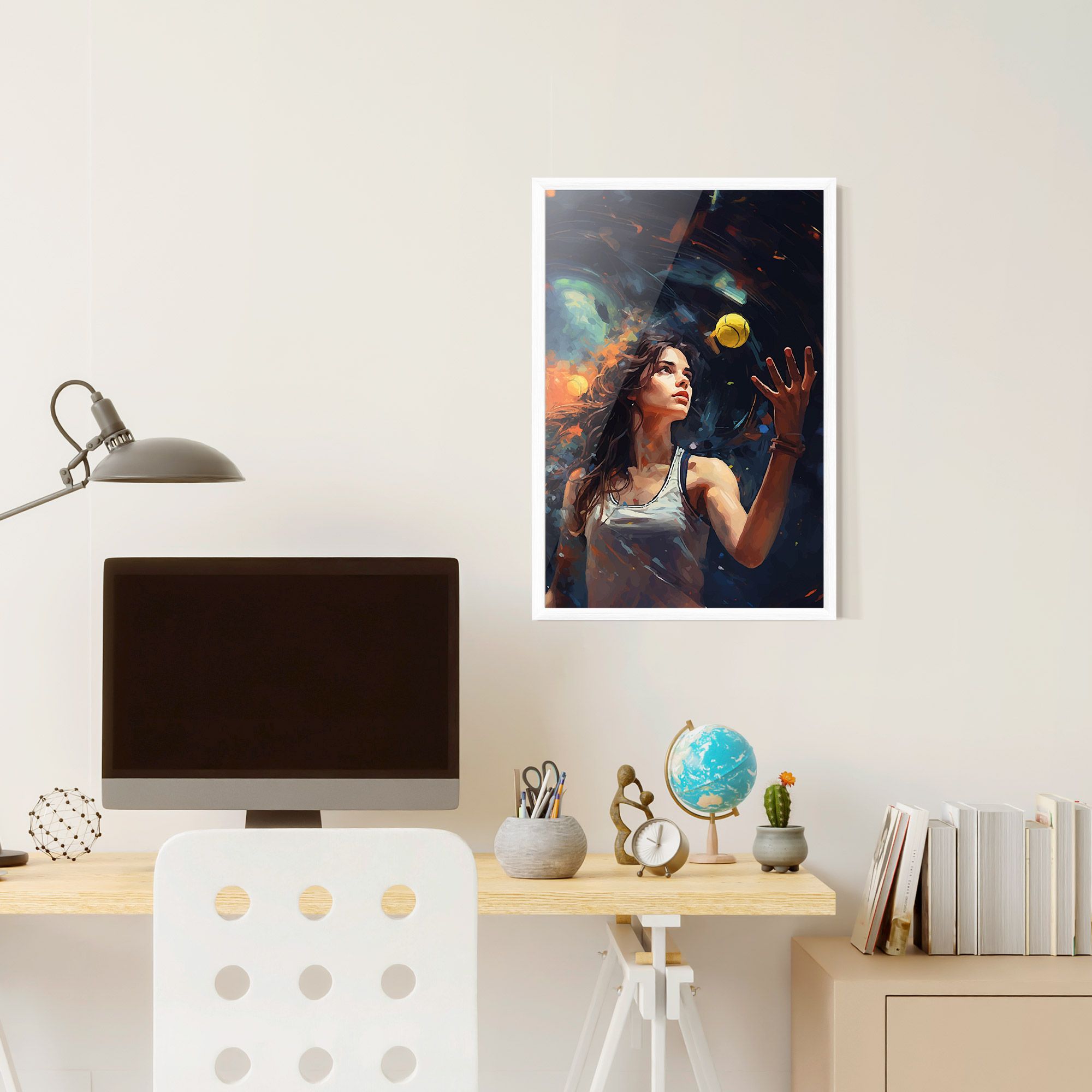 Tennis Pretty Girl mockup 6