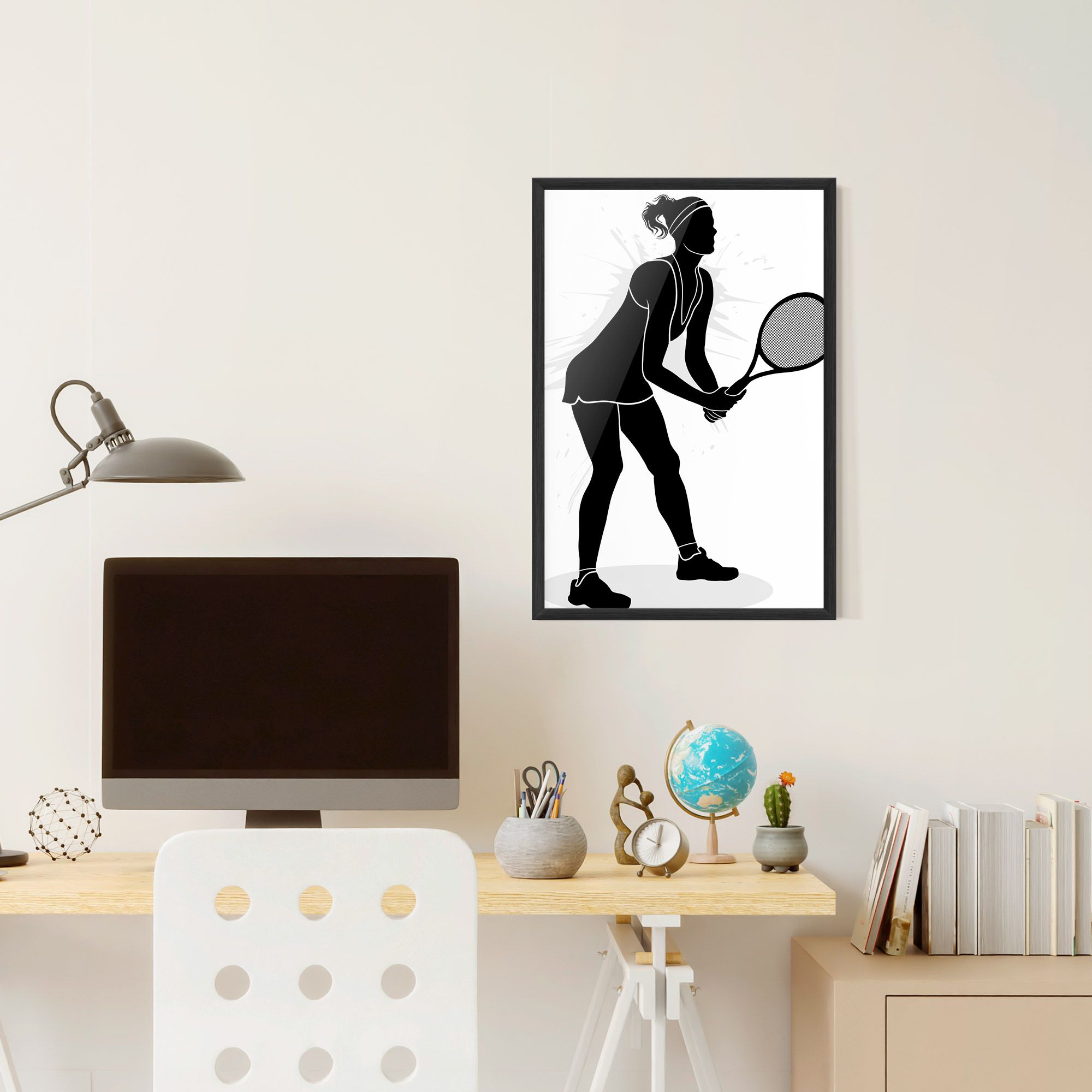 Female Tennis Player mockup 6