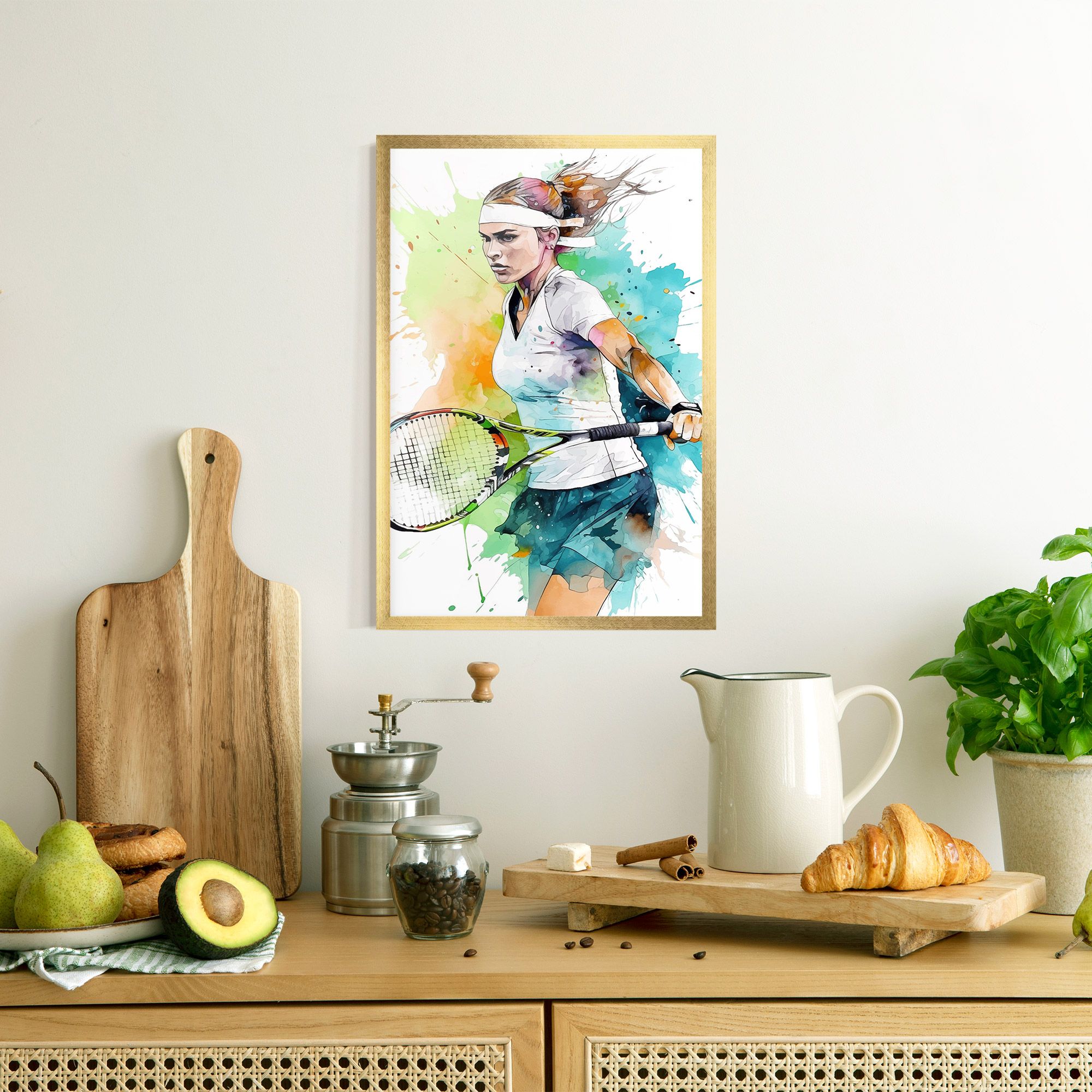 Green Blue Tennis mockup 8