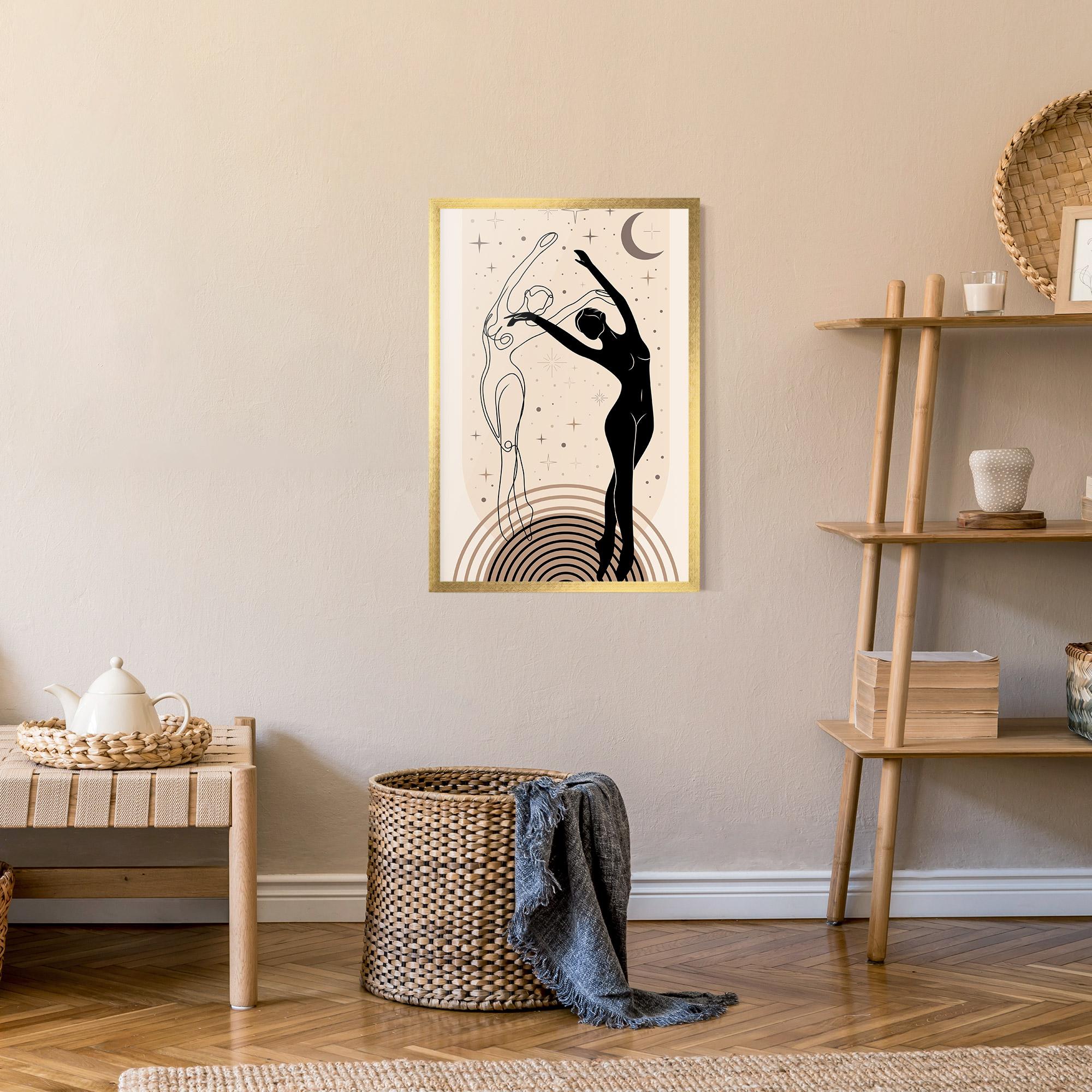 Рамкиран постер Balance Yoga mockup 9