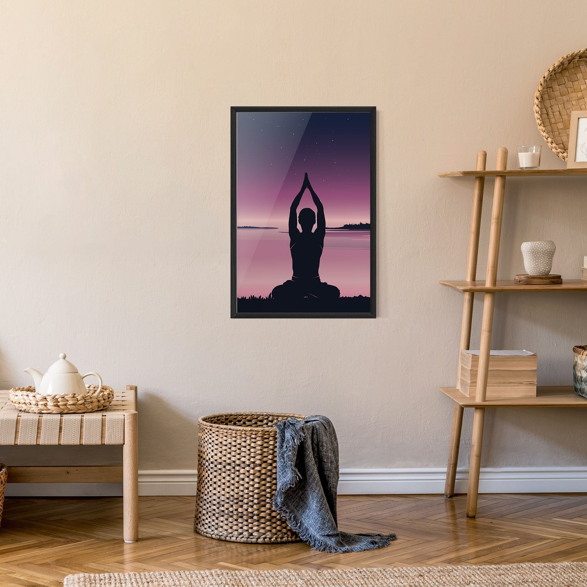 Yoga Purple Sky mockup 9