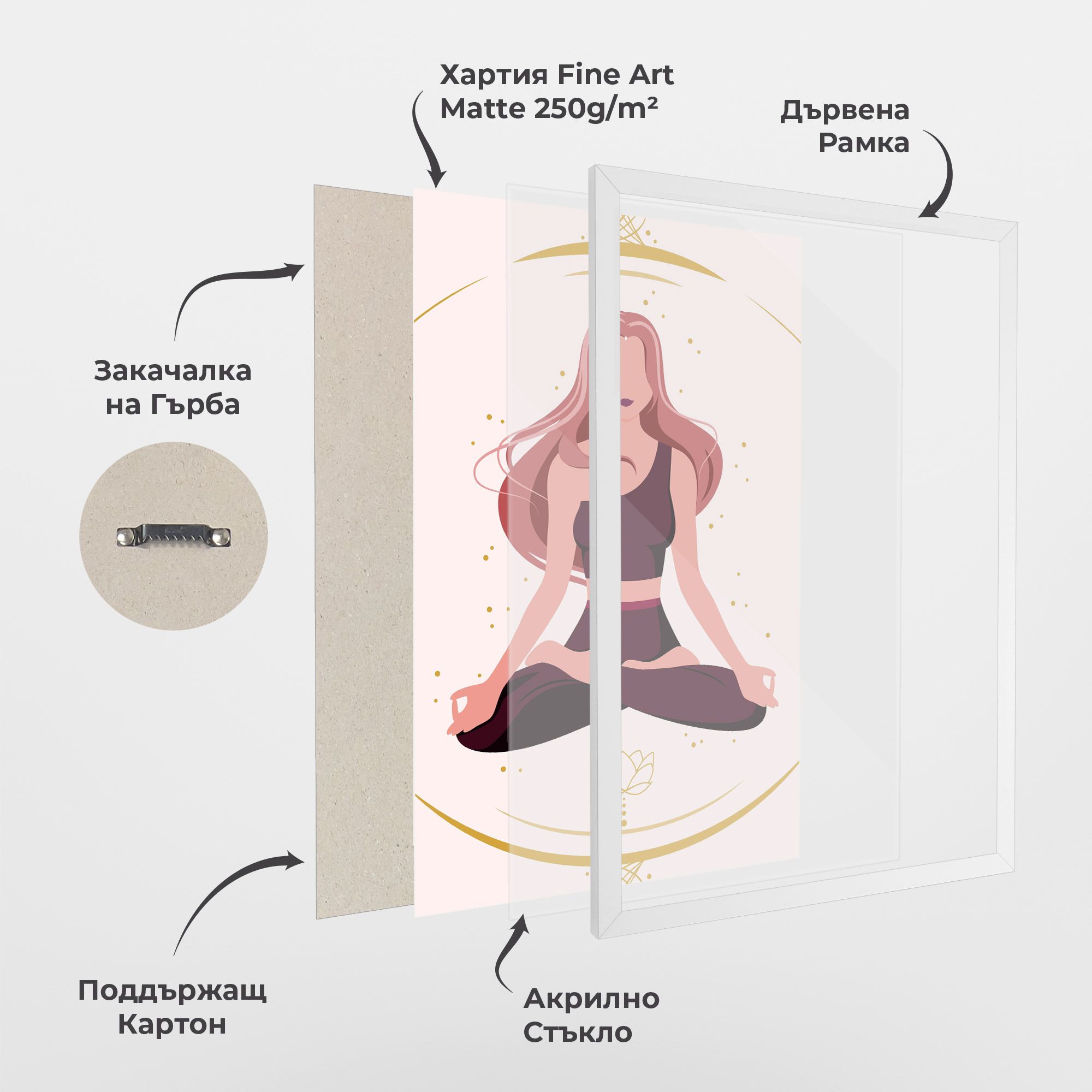 Pretty Yoga Girl mockup 1