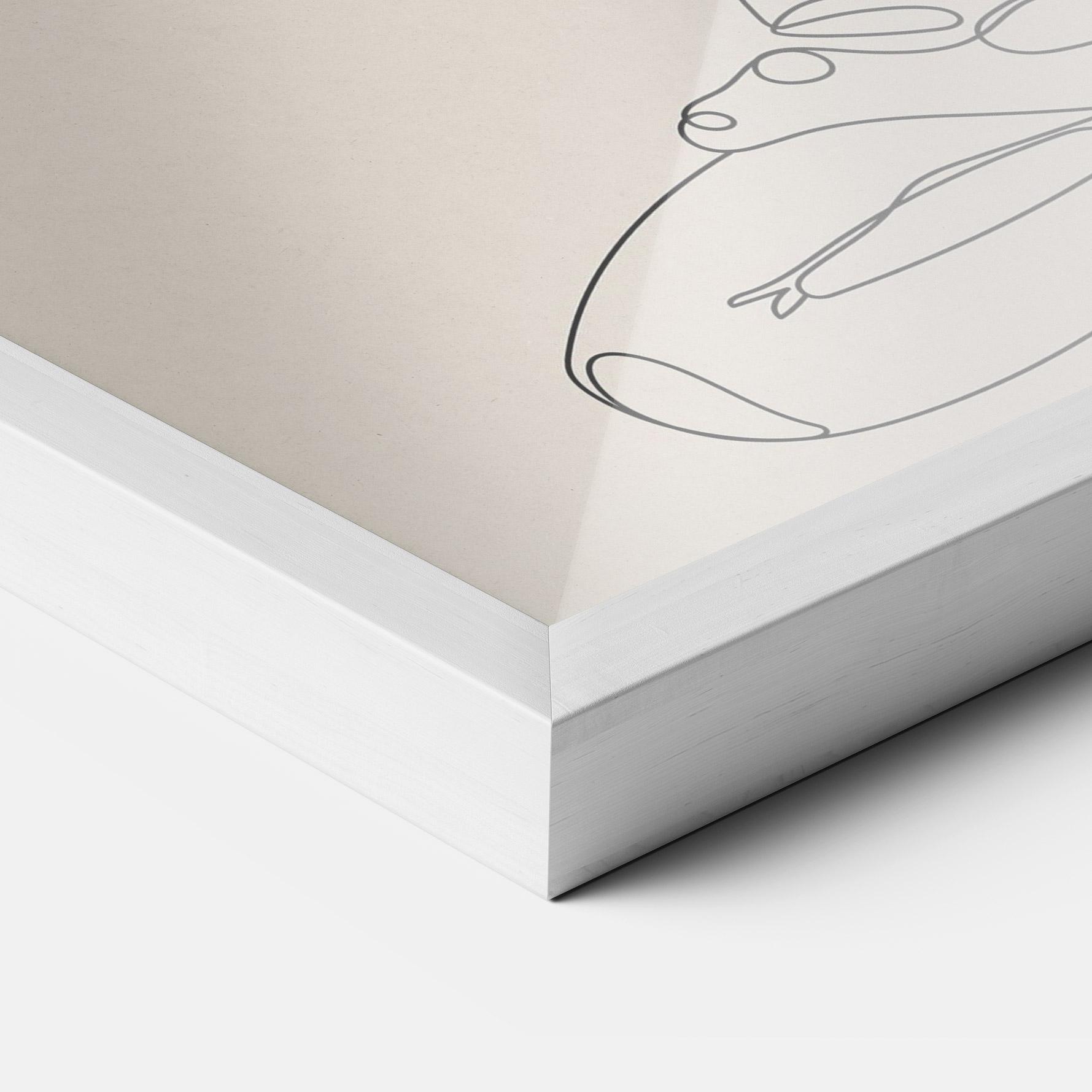 Рамкиран постер Yoga Sun mockup 3