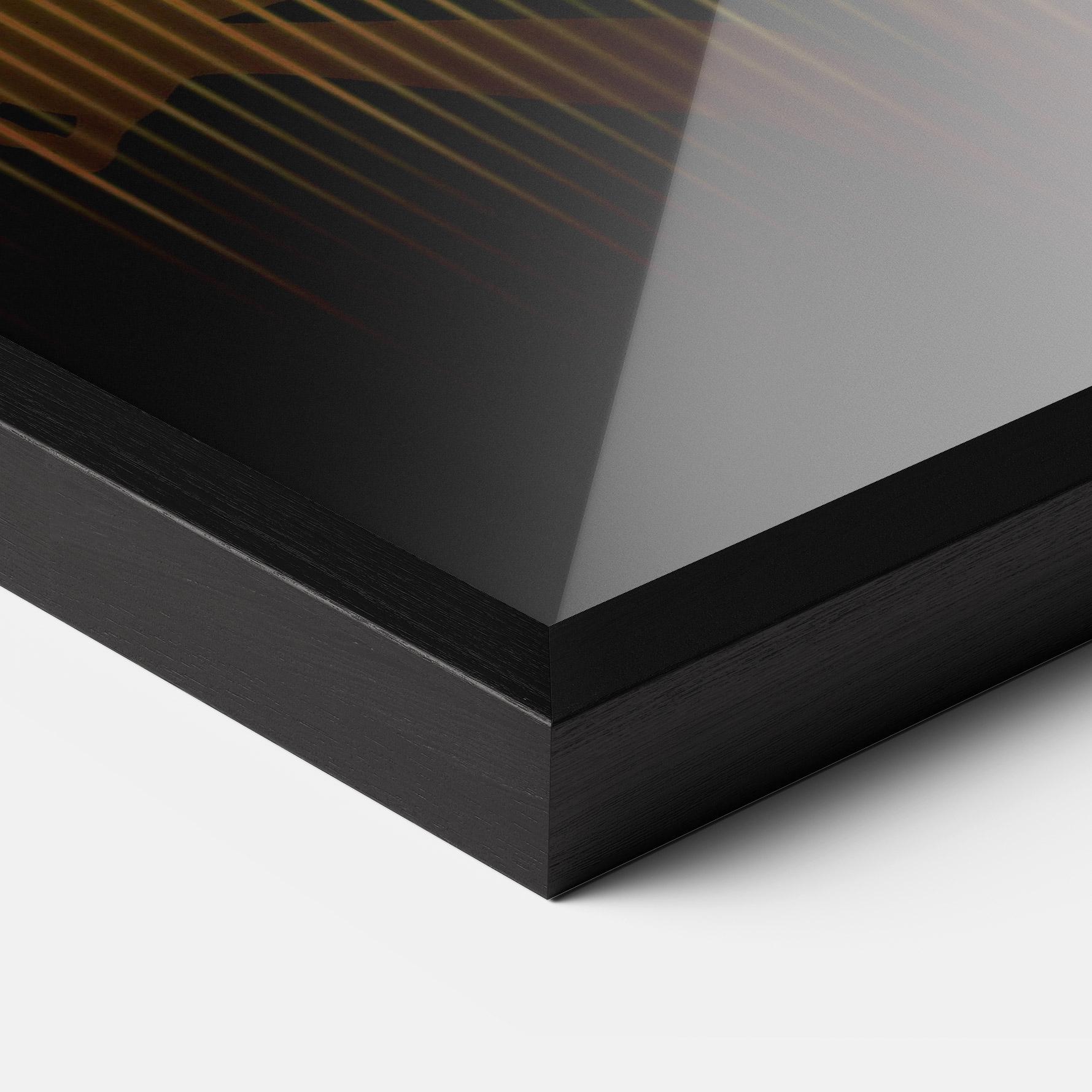 Рамкиран постер Yellow Light Yoga mockup 3