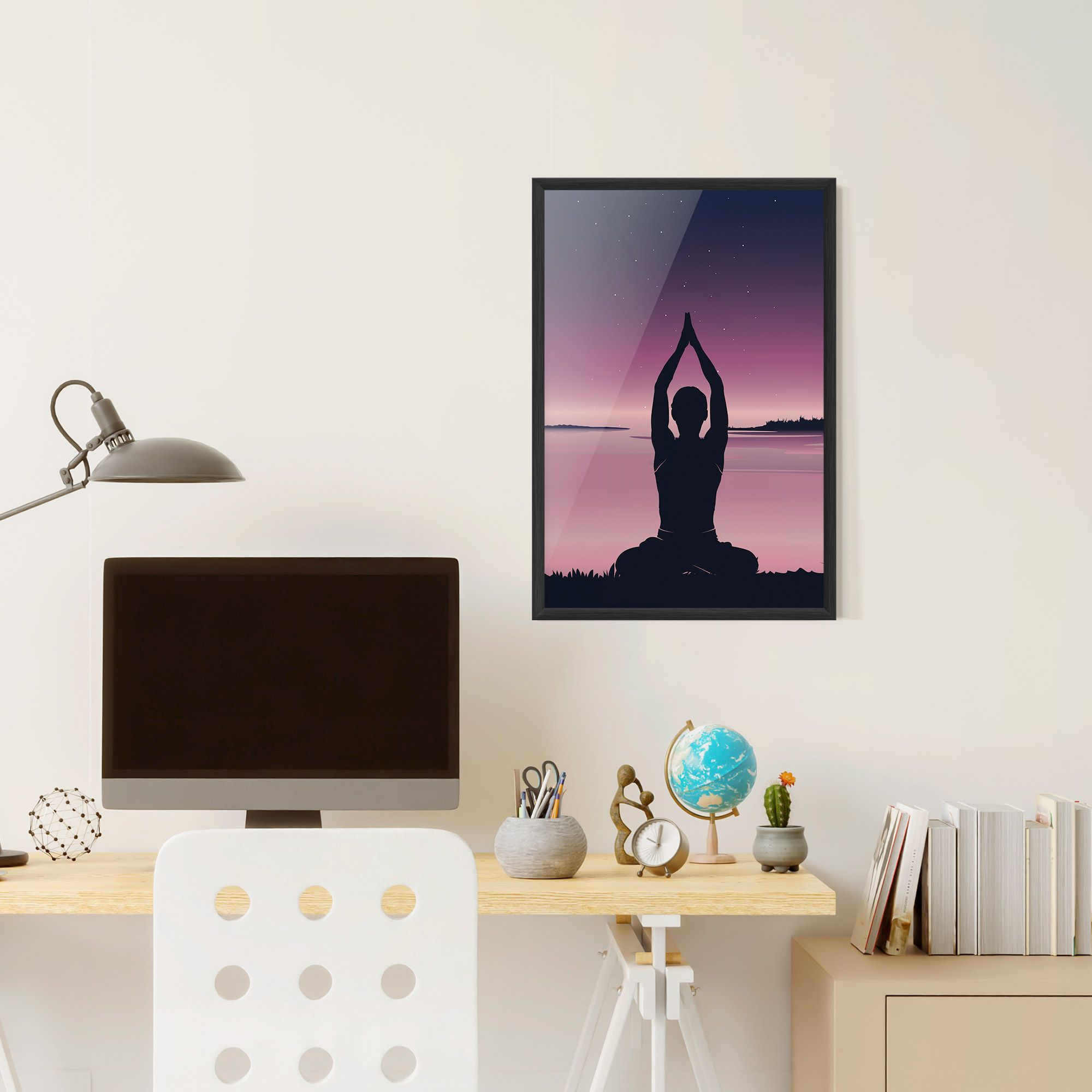 Yoga Purple Sky mockup 6