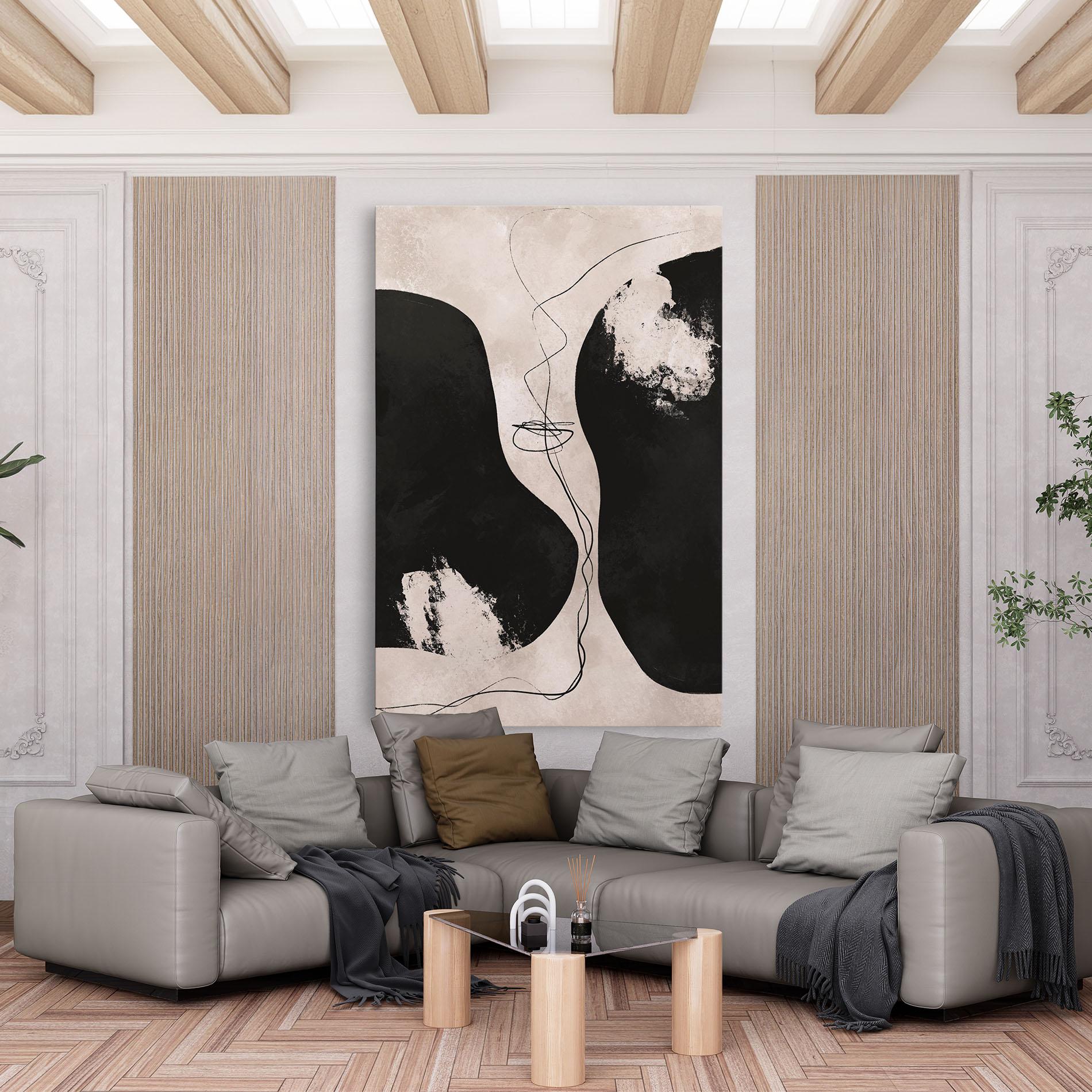 Картина на платно Modern Brushstrokes mockup 6