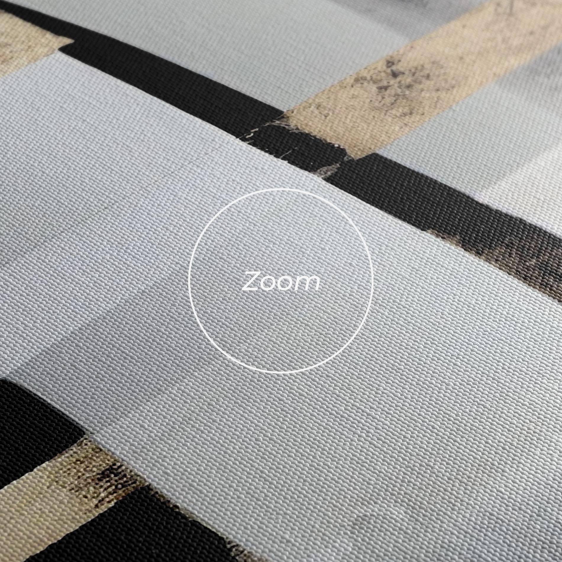 Картина на платно Abstract Gold Painting With Black mockup 3