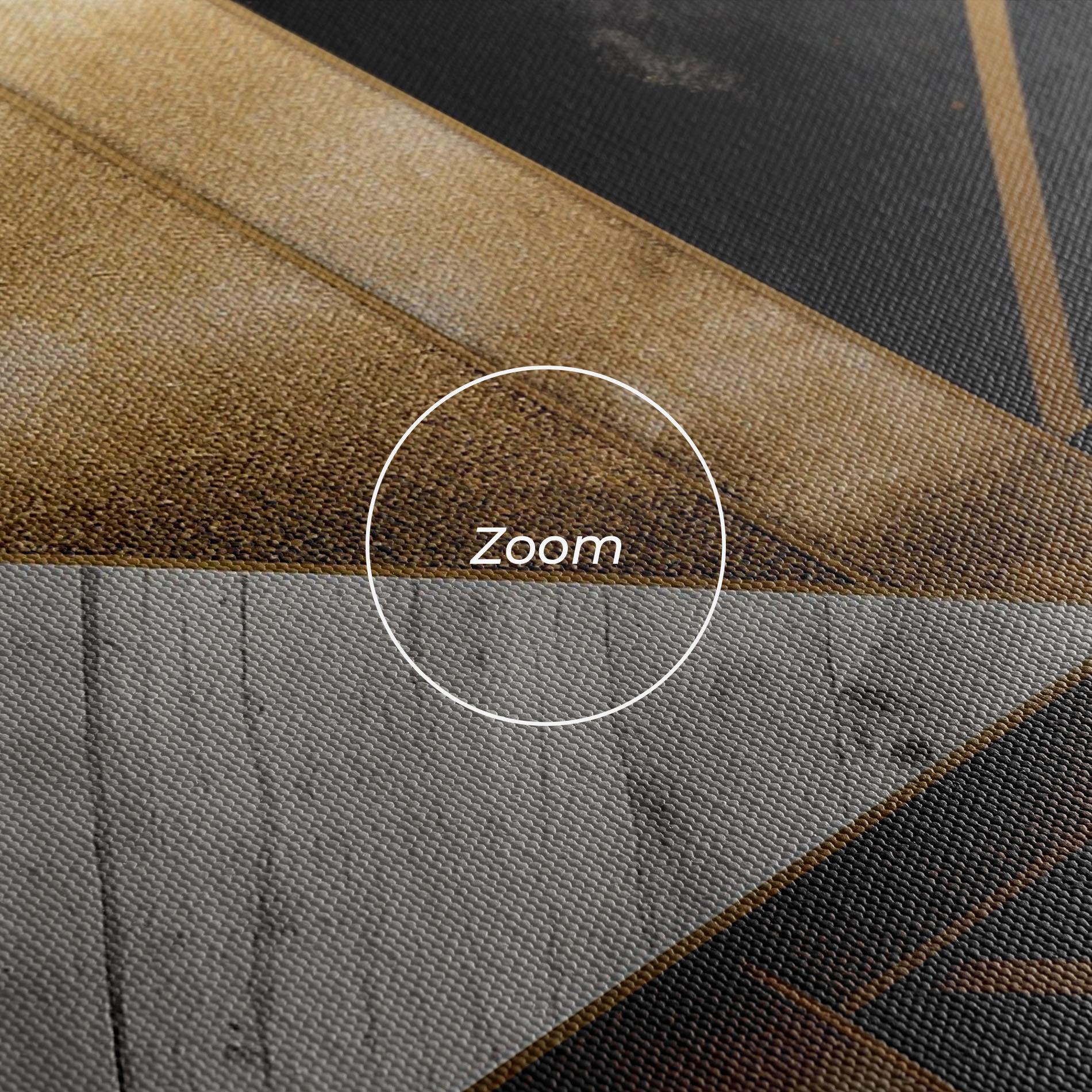 Картина на платно Abstract Gold Square mockup 3