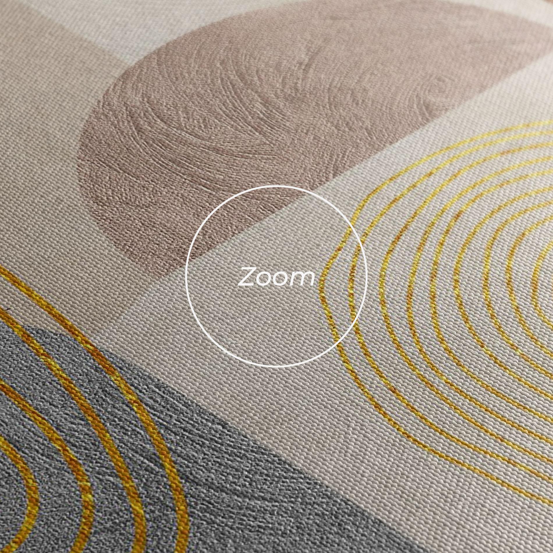 Картина на платно Gray Orange Painting mockup 3