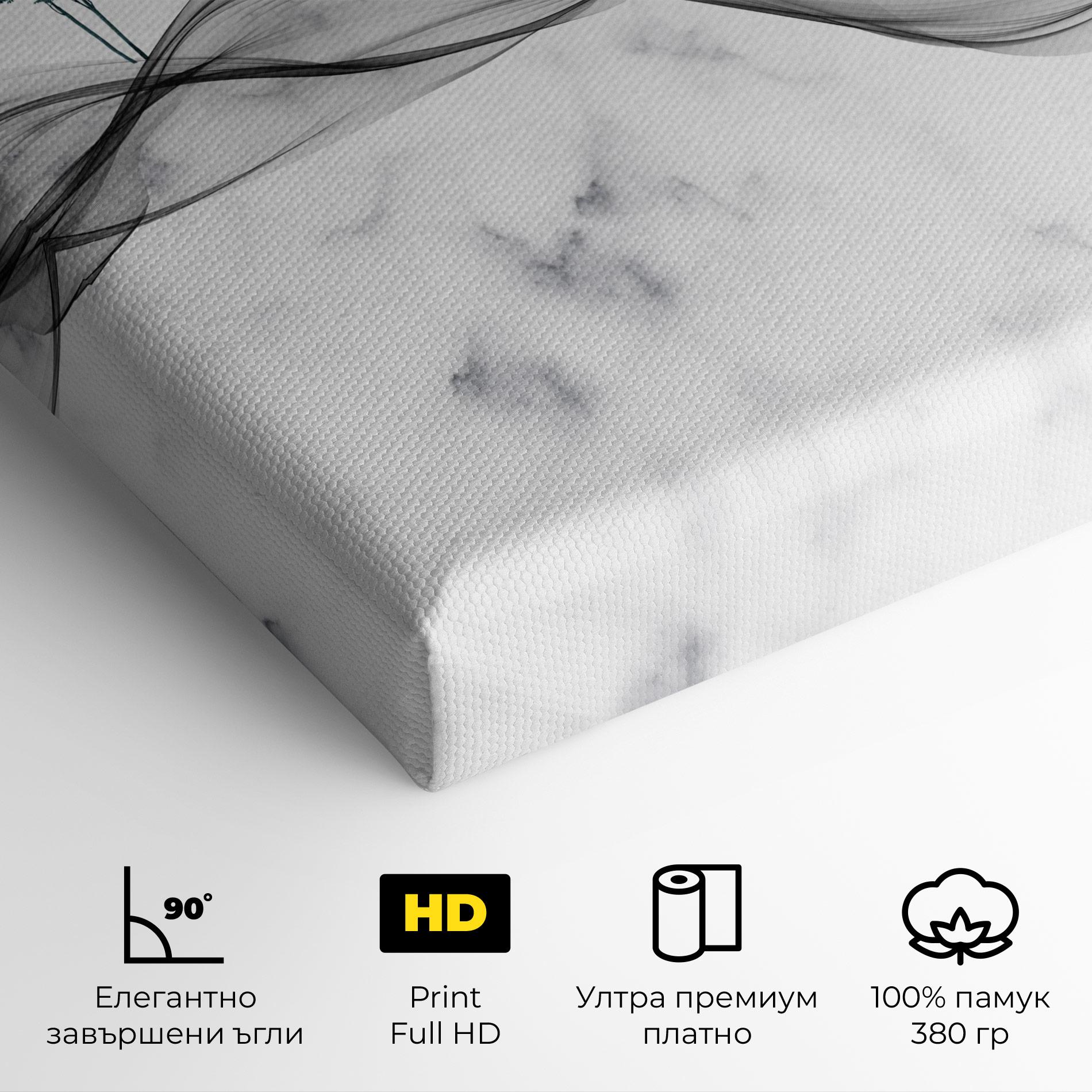 Картина на платно Abstract Golden Landscape 1 mockup 4