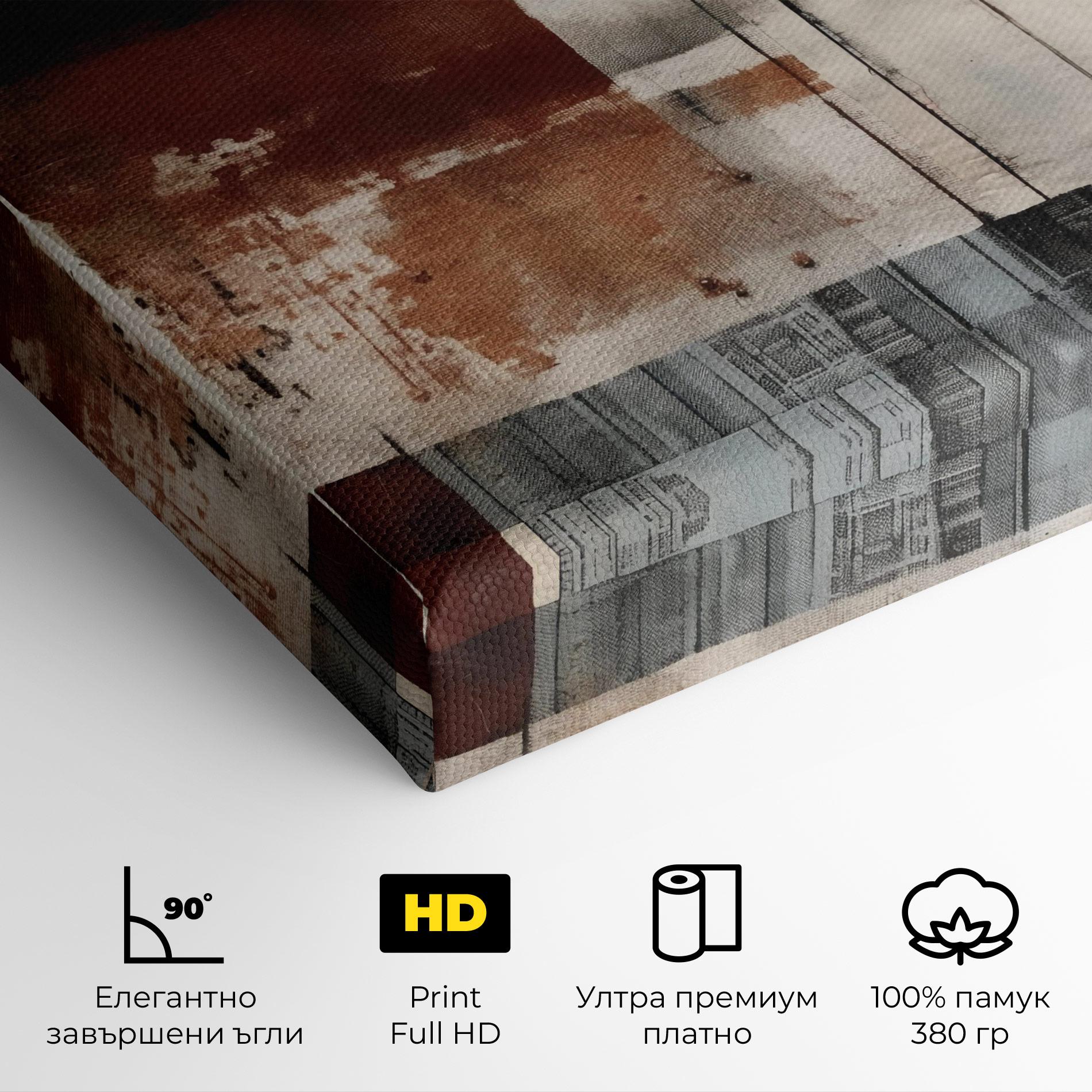 Картина на платно Abstract Painting mockup 4