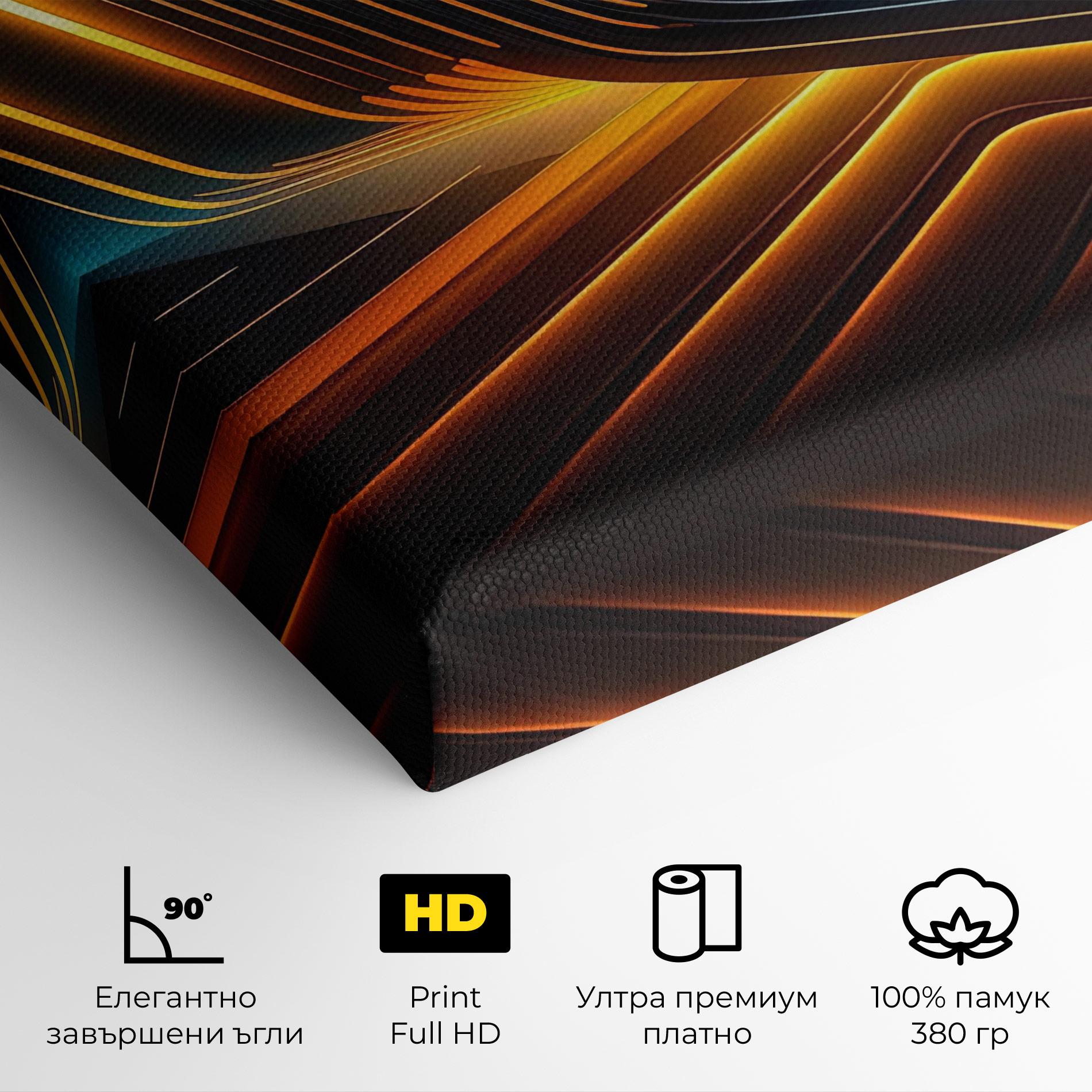 Картина на платно Futuristic Background mockup 4