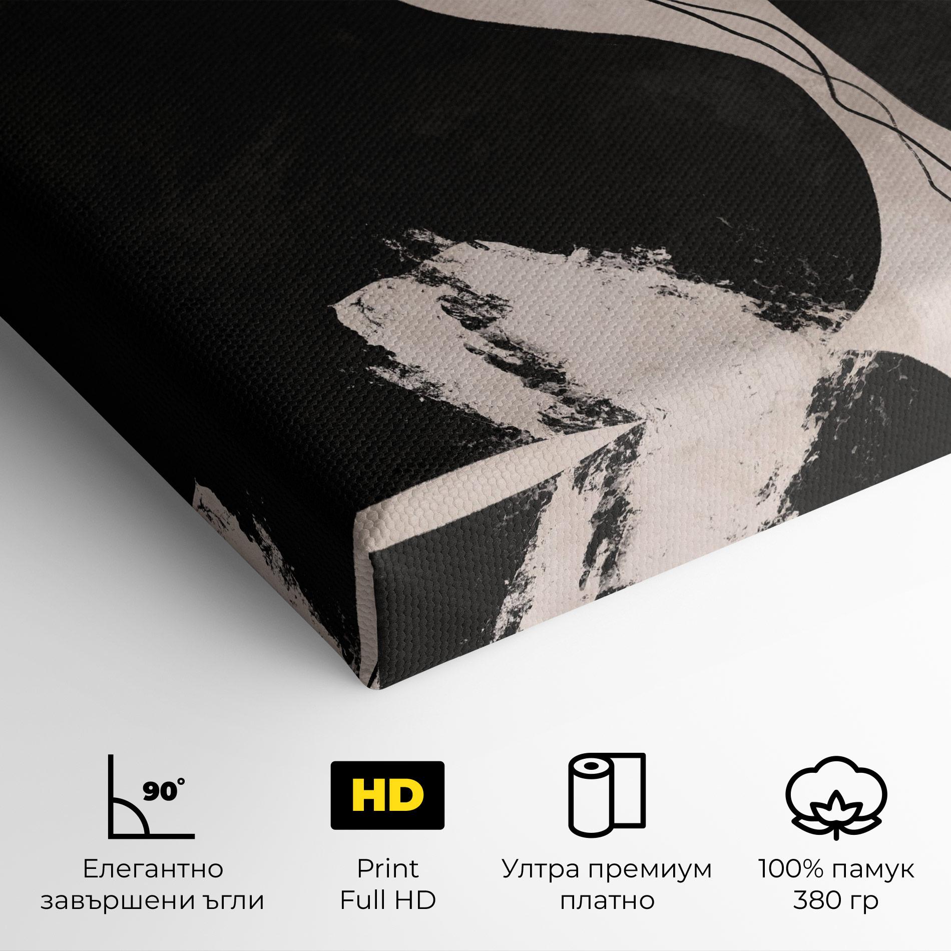 Картина на платно Modern Brushstrokes mockup 4