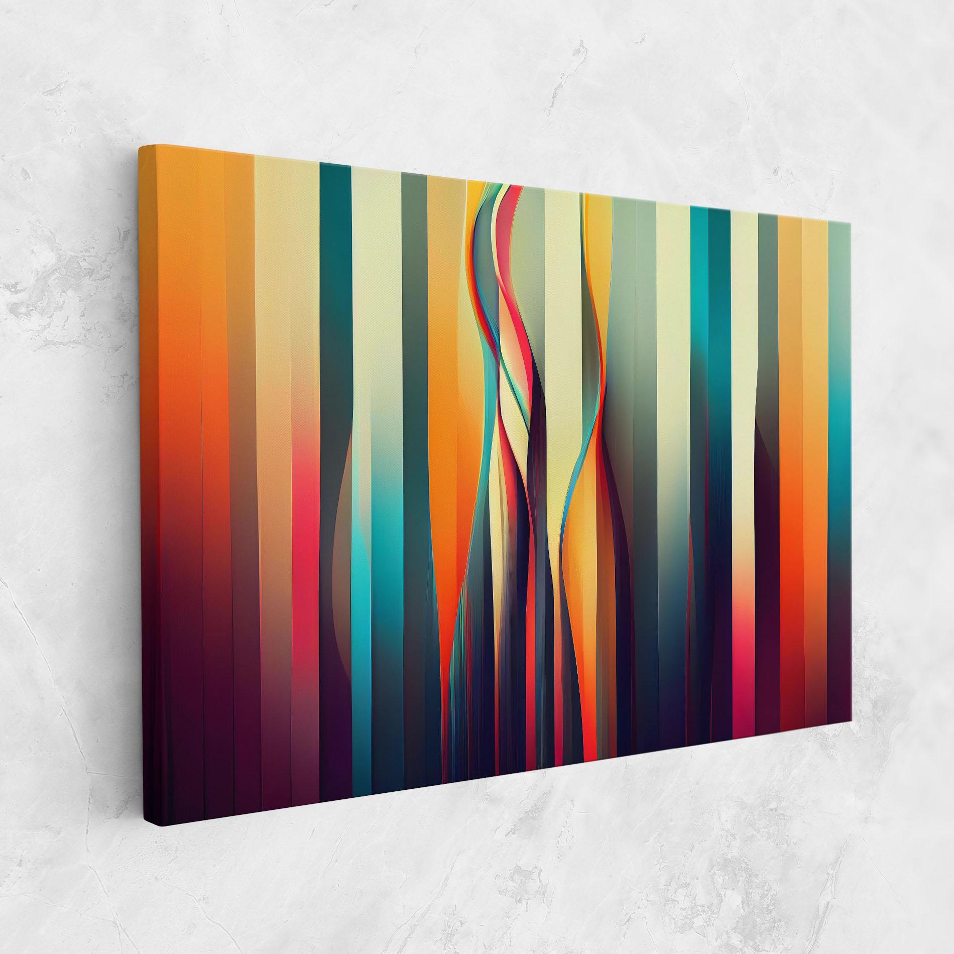 Картина на платно Colorful Geometric Background mockup 1