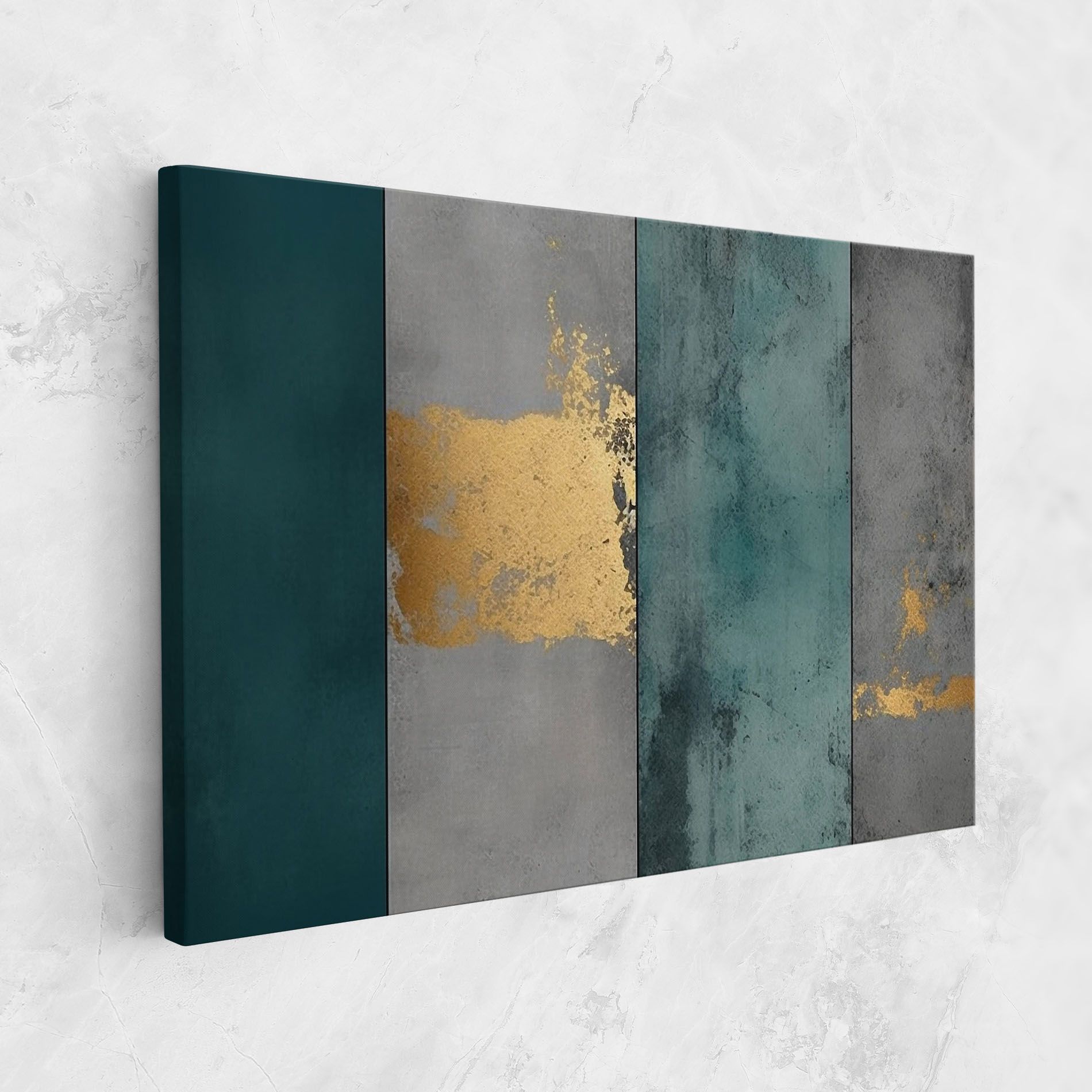 Green Colors With Gold mockup 1