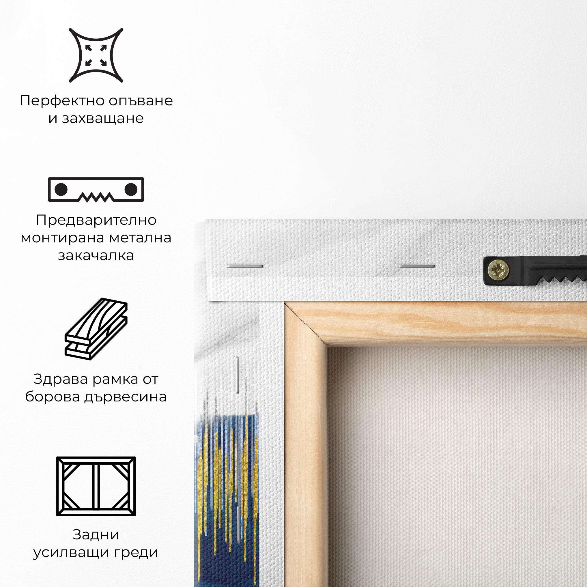 Картина на платно Abstract Marble Art mockup 5