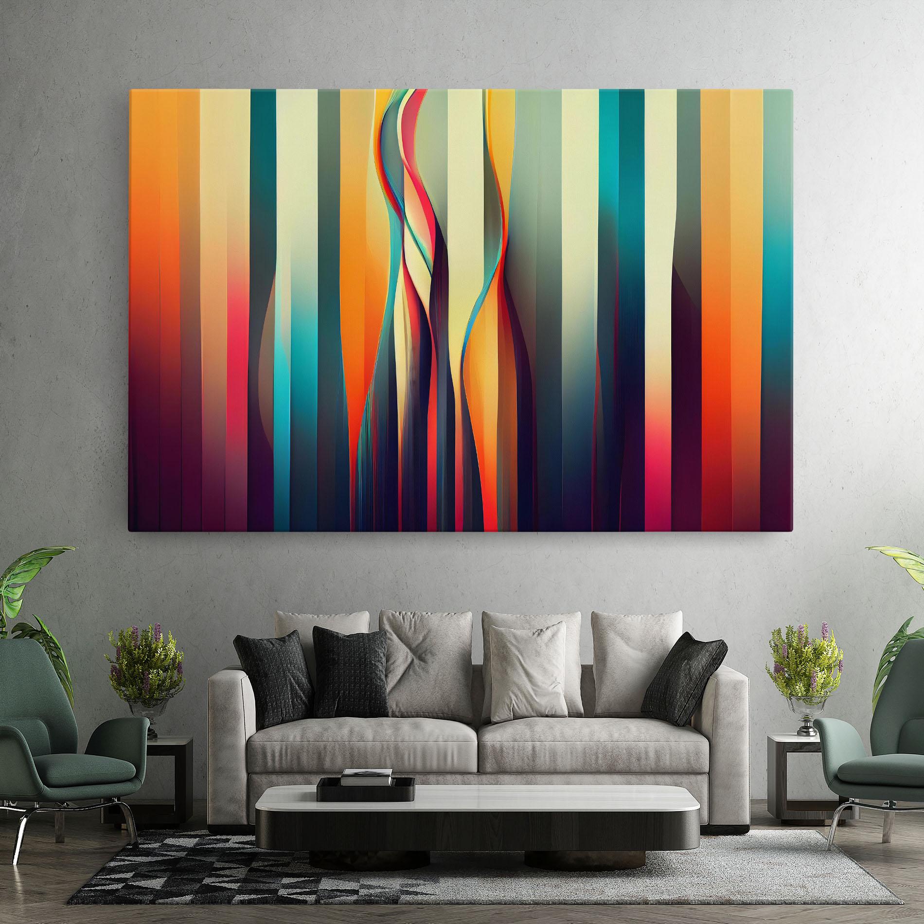 Картина на платно Colorful Geometric Background mockup 7