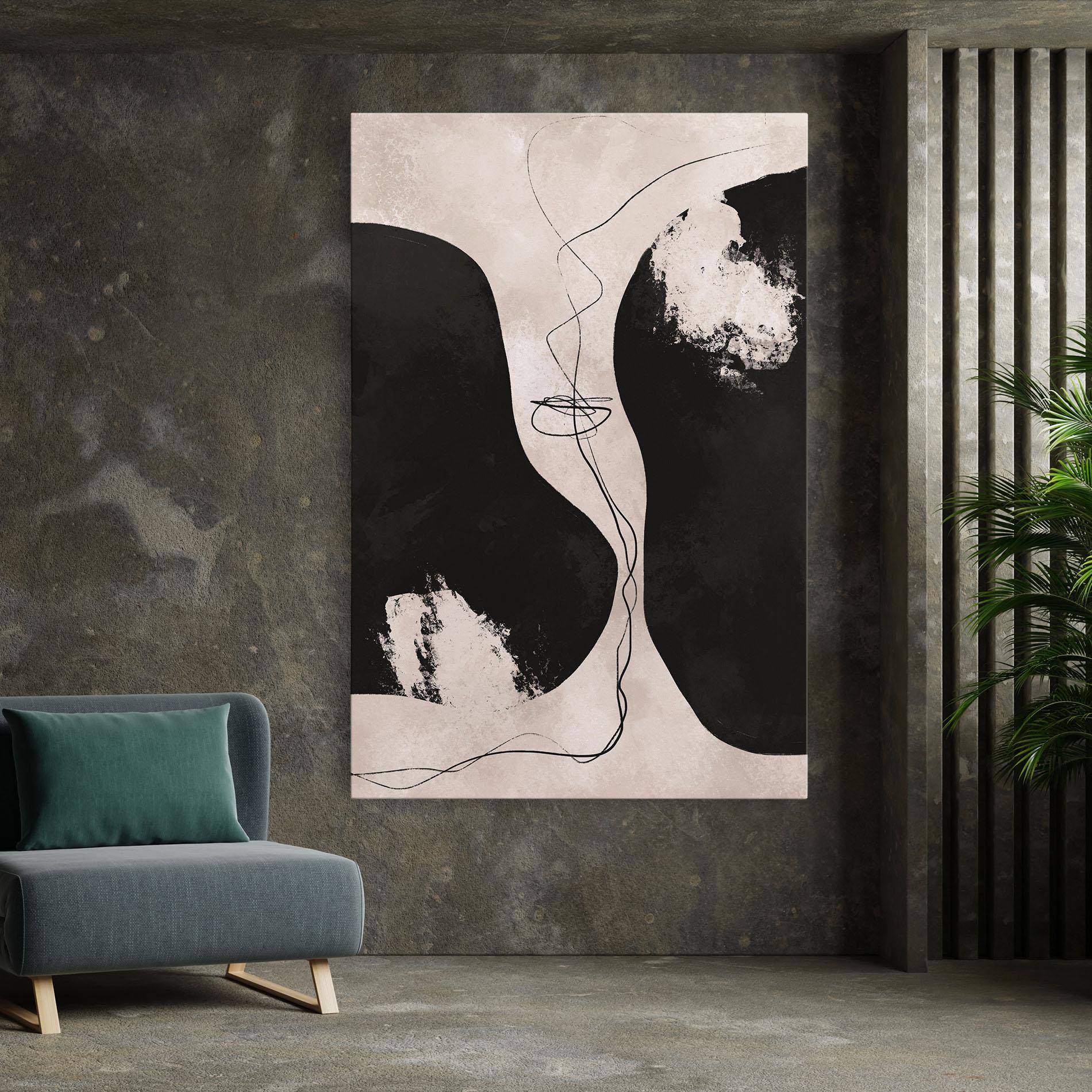 Картина на платно Modern Brushstrokes mockup 7