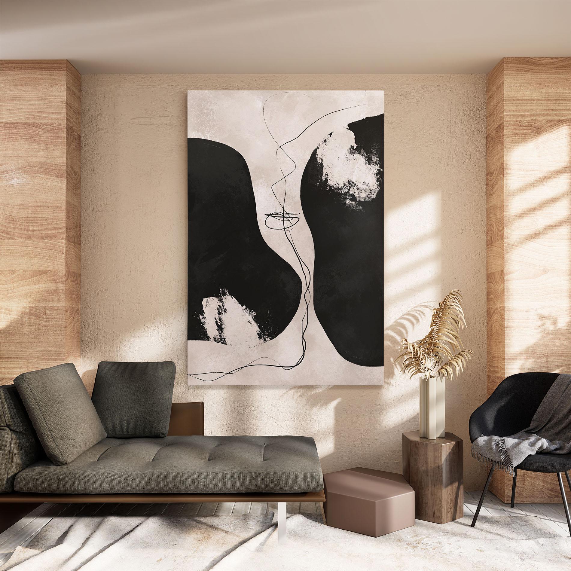 Картина на платно Modern Brushstrokes mockup 8