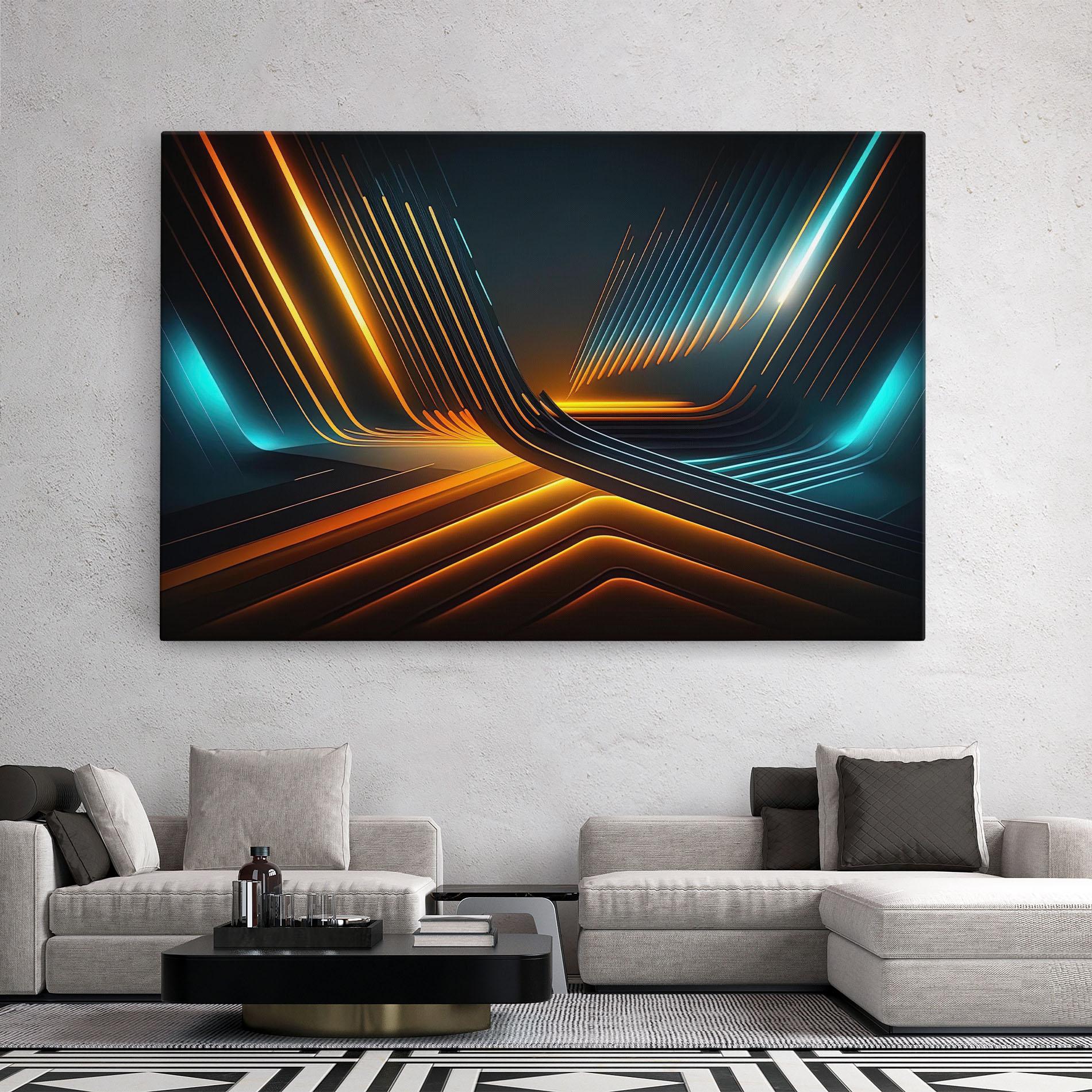 Картина на платно Futuristic Background mockup 2