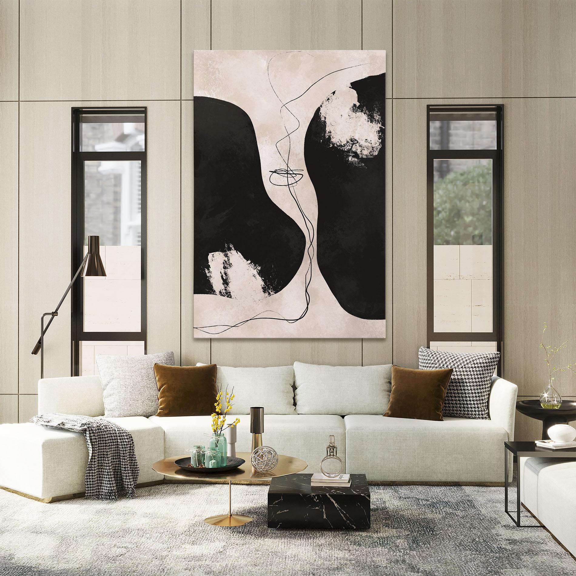 Картина на платно Modern Brushstrokes mockup 2