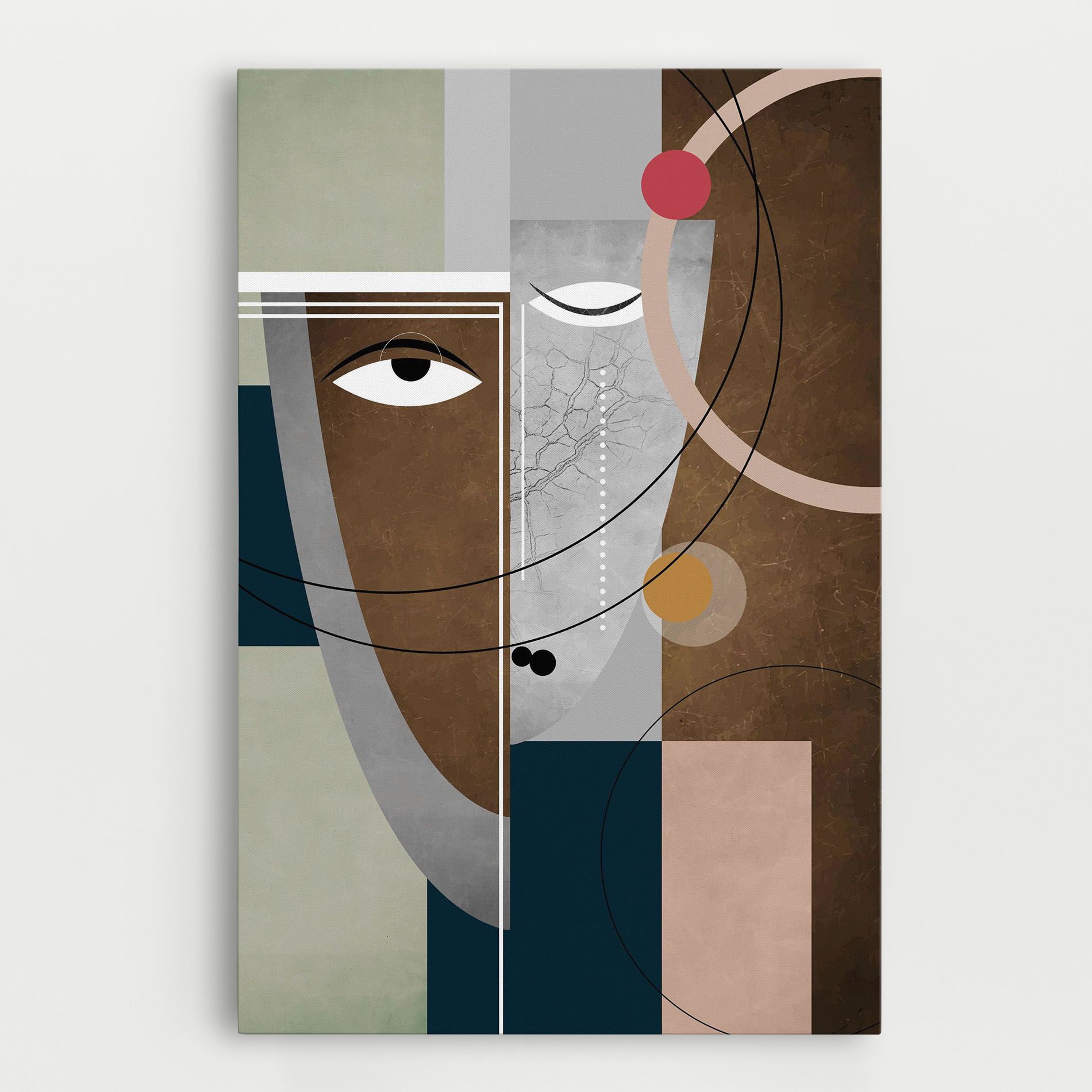 Abstract Brown Face mockup 0