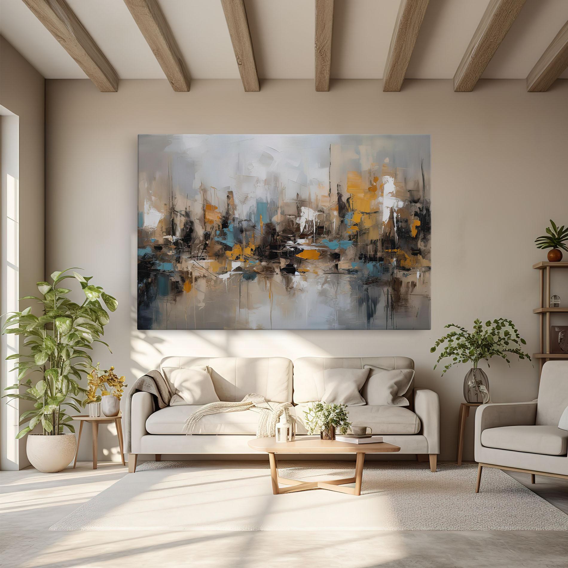 Картина на платно Abstract Los Angeles mockup 6