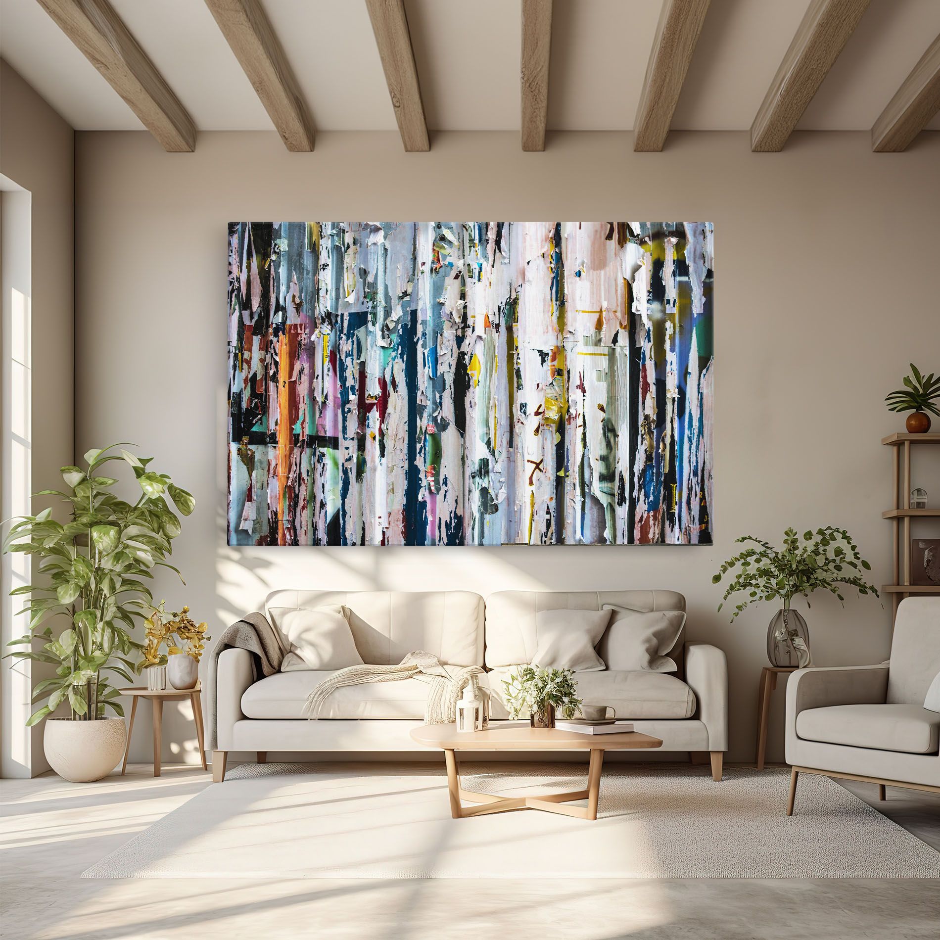 Abstract Torn Paper mockup 6