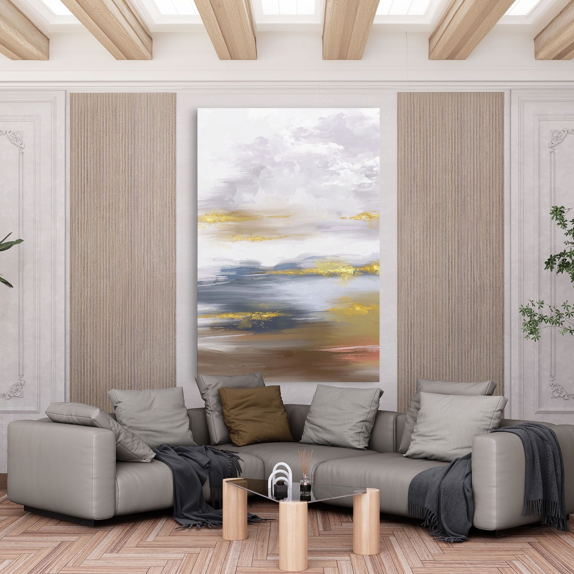 Messy Gold Art mockup 6