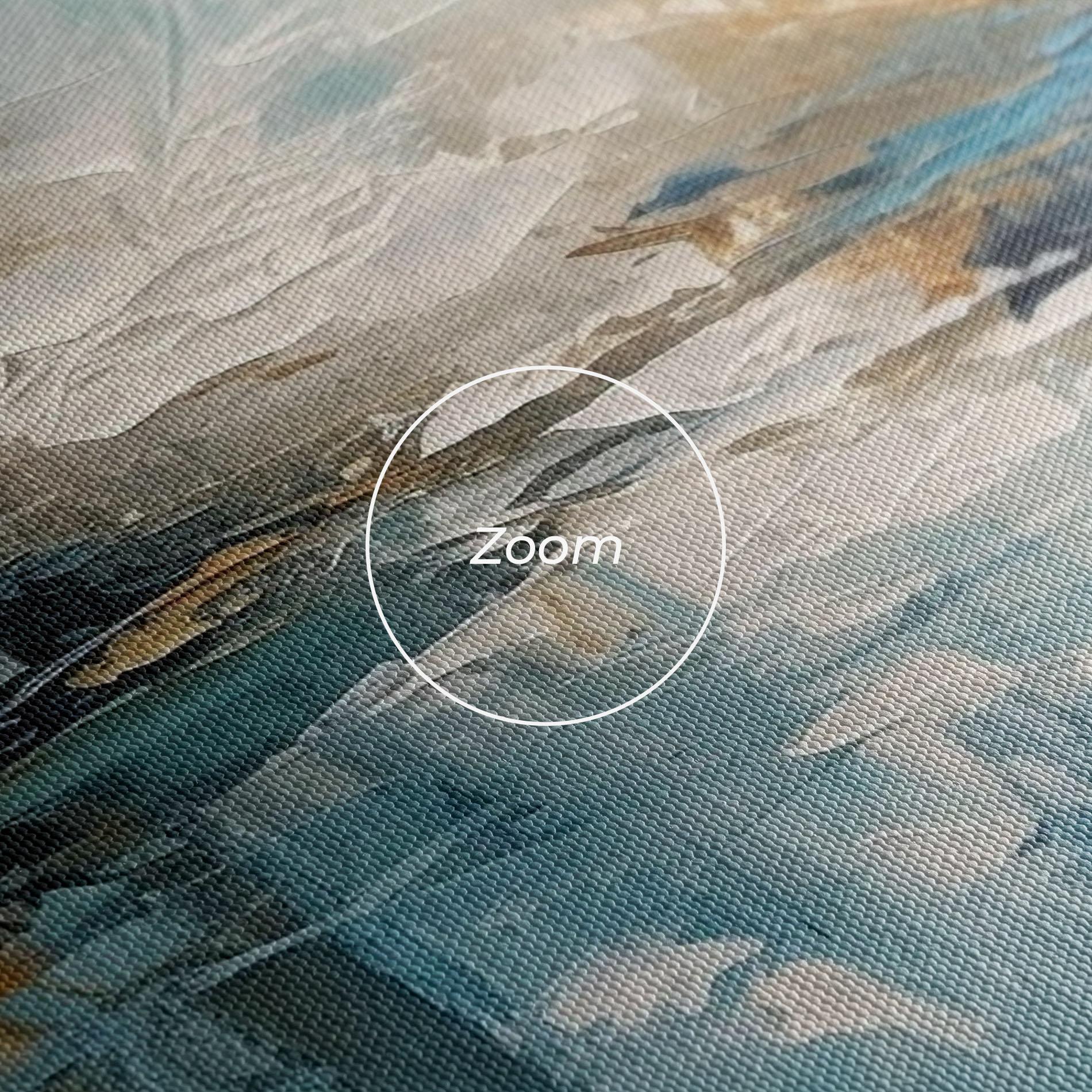 Картина на платно Abstract Blue Art mockup 3