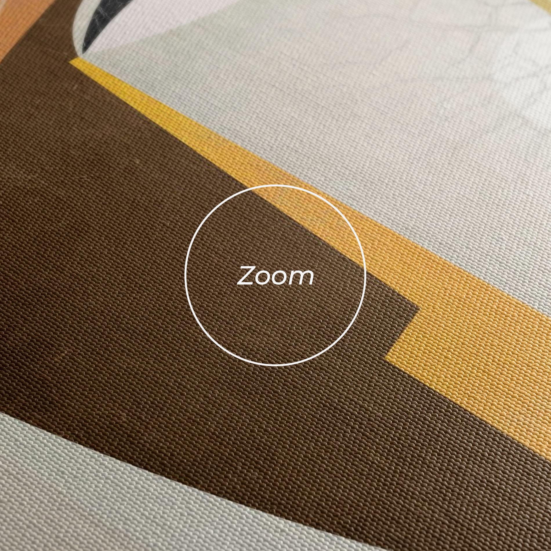 Картина на платно Abstract Orange Face mockup 3