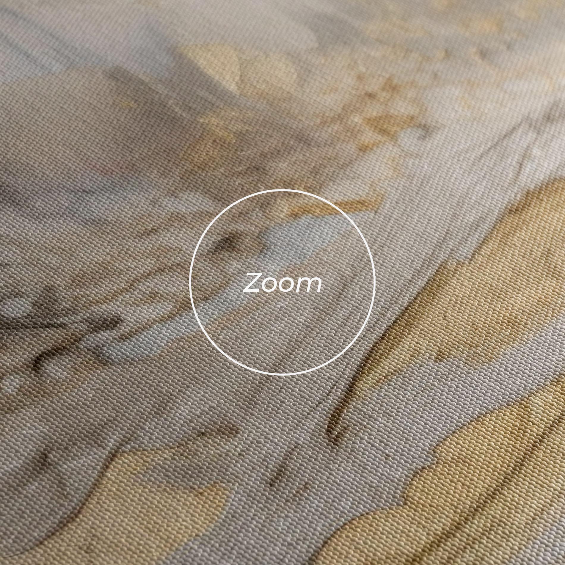 Картина на платно Abstract White Waves mockup 3