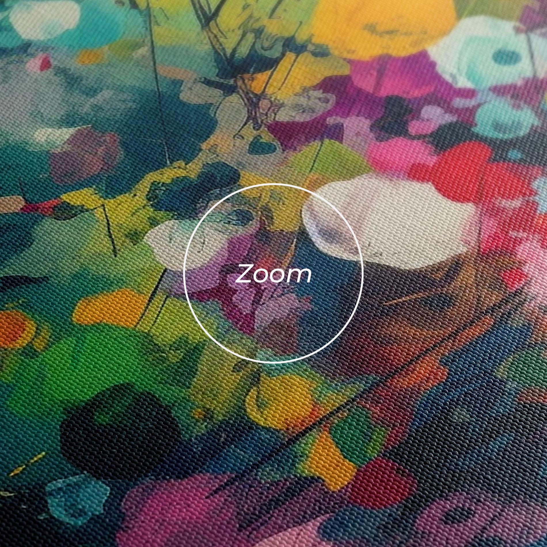 Картина на платно Colors Blue Background mockup 3