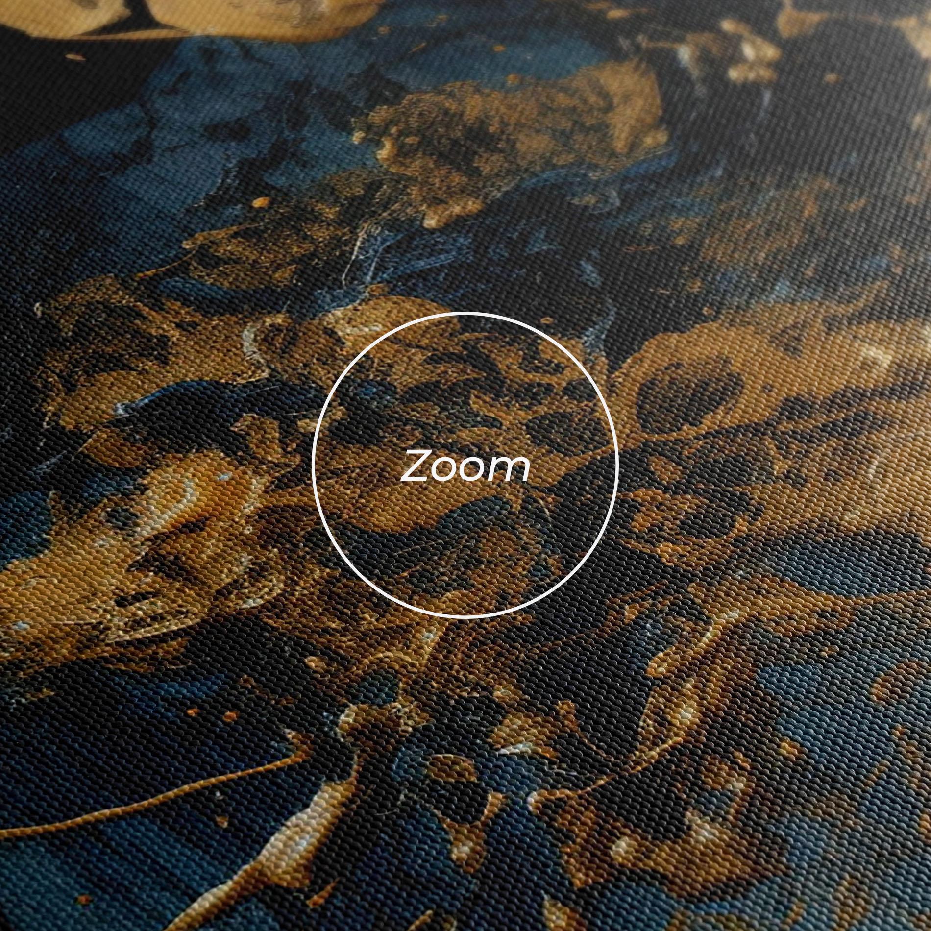 Картина на платно Gold Explosion mockup 3