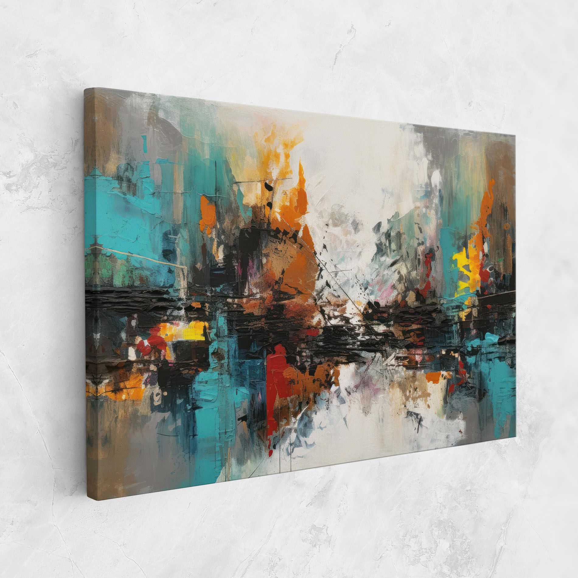 Abstract City Painting mockup 1