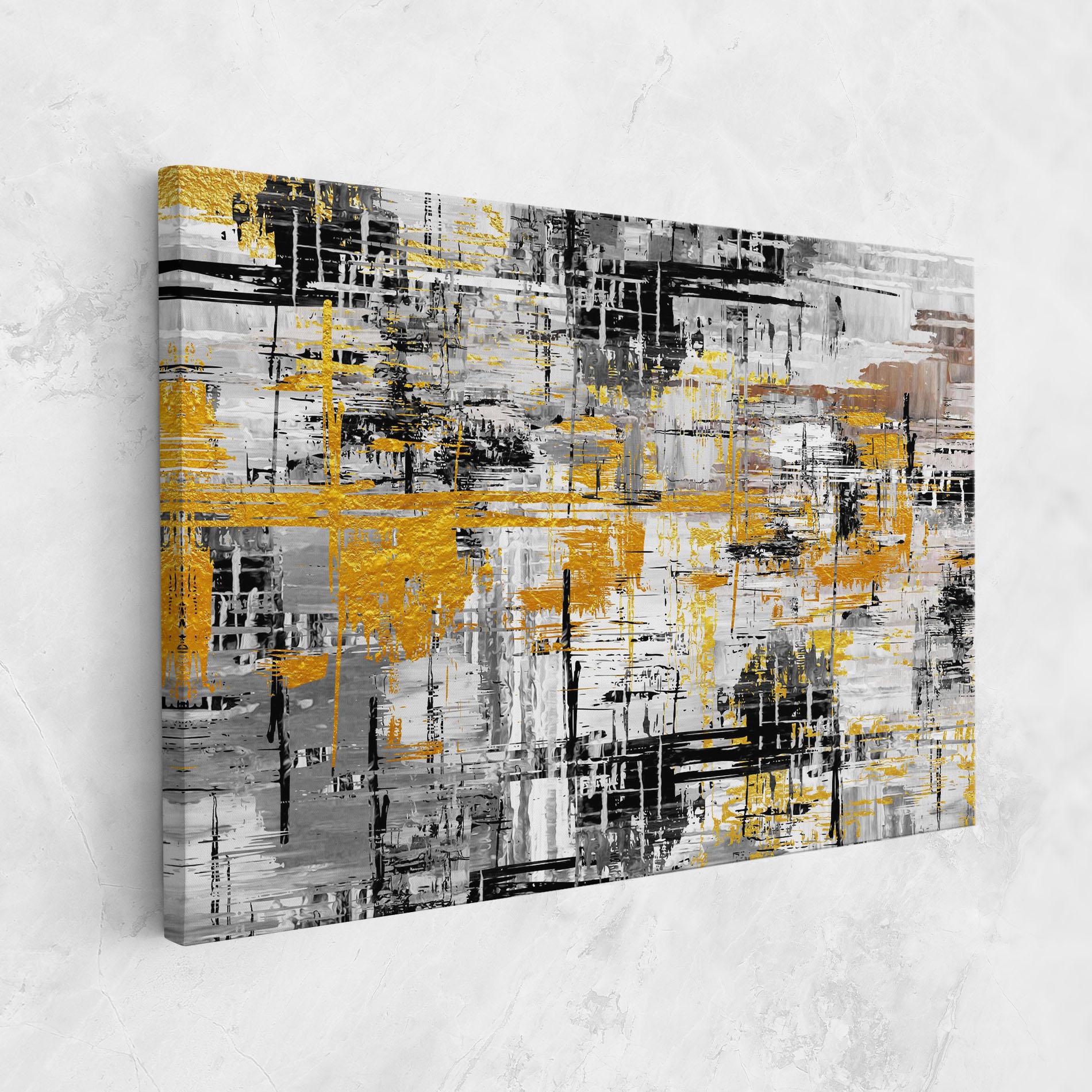 Картина на платно Abstract Mix Color mockup 1