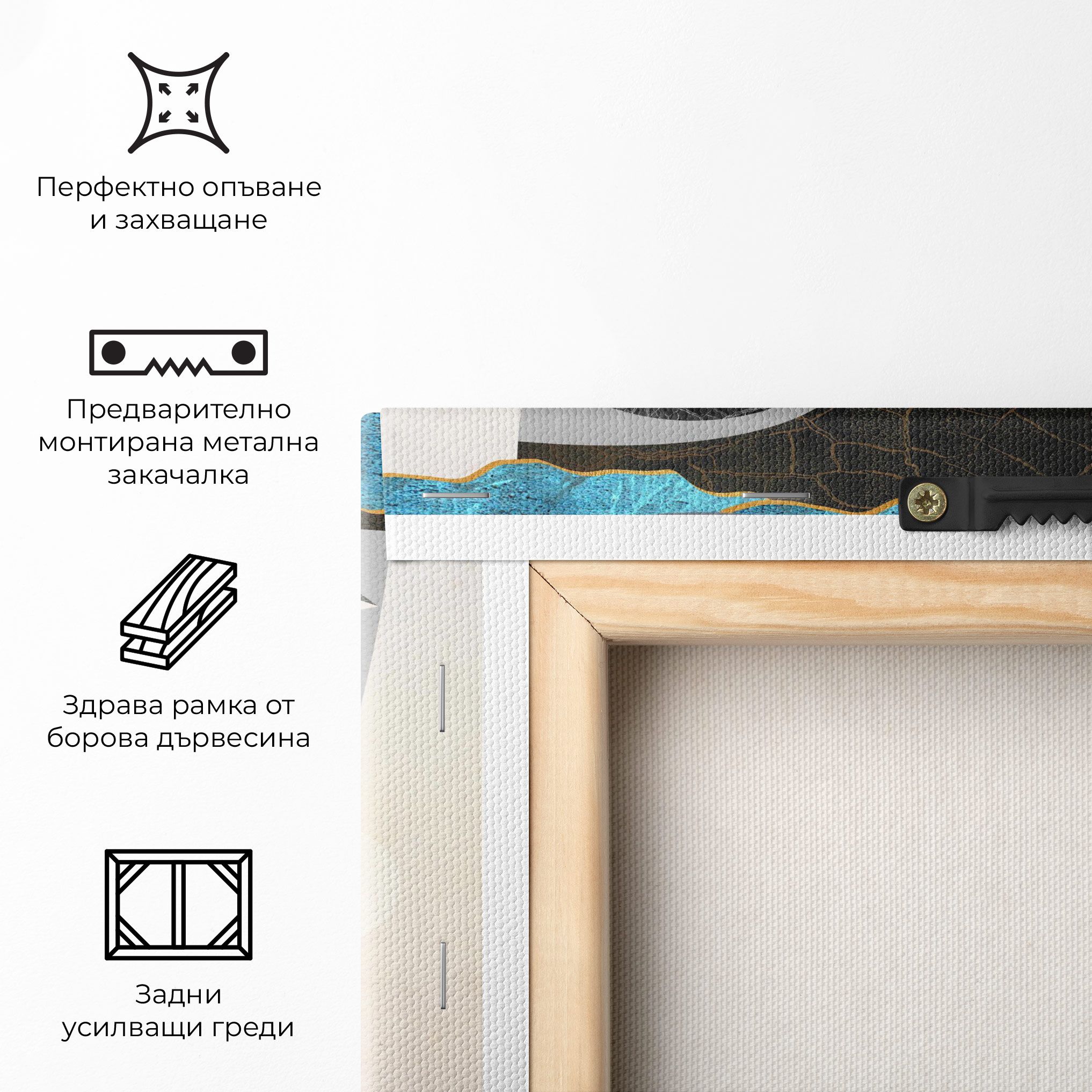 Abstract Blue Face mockup 5