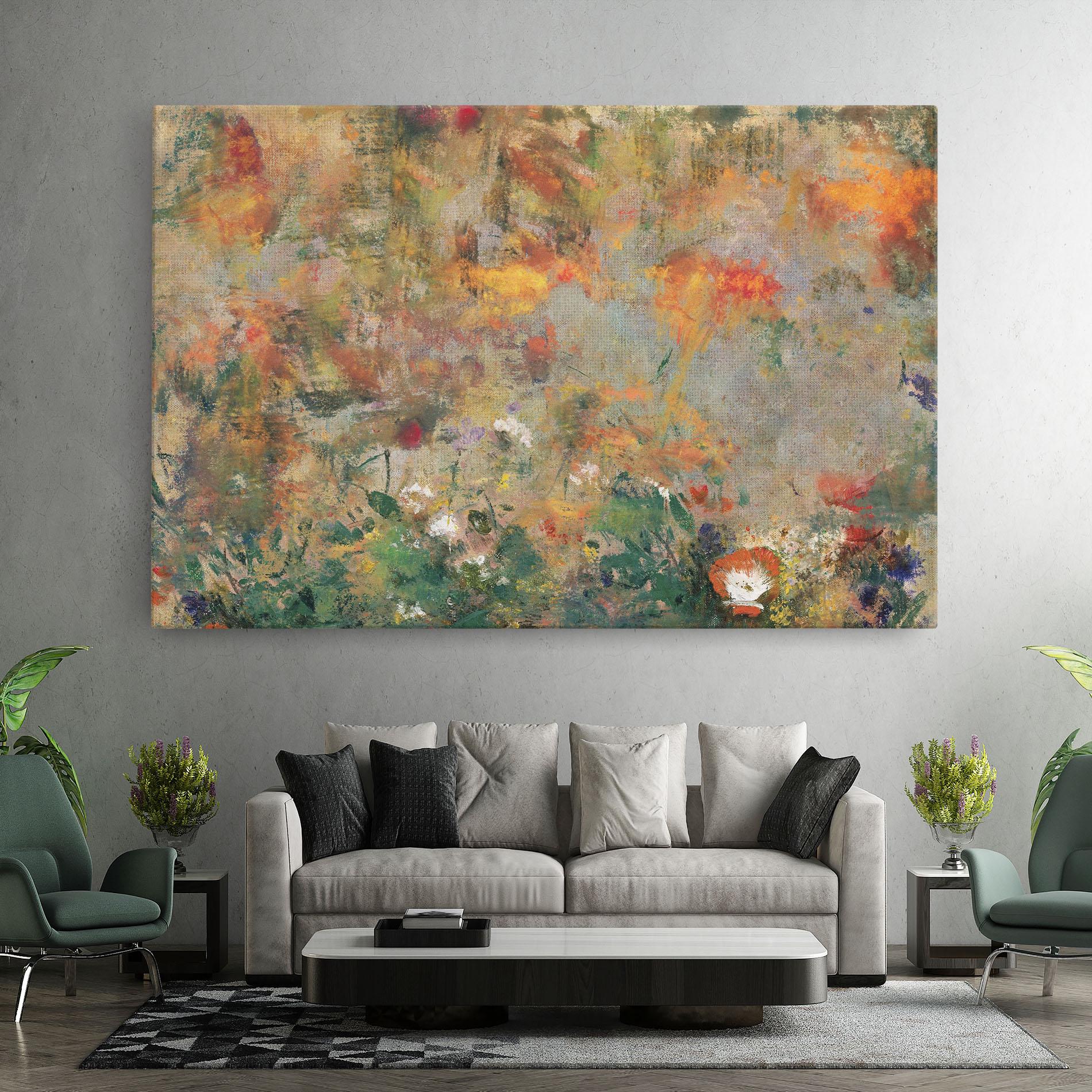 Картина на платно Abstract Flowers mockup 7