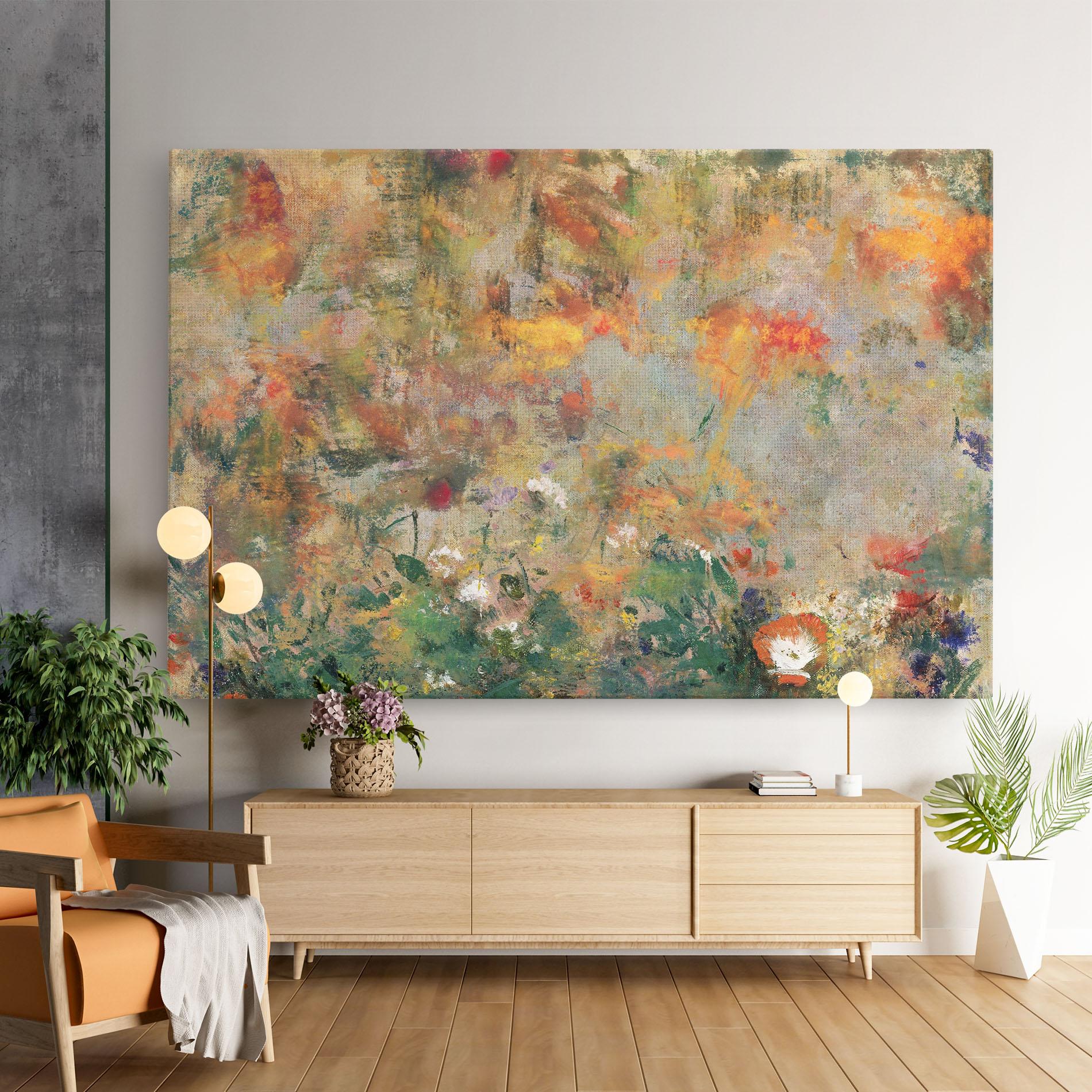 Картина на платно Abstract Flowers mockup 9