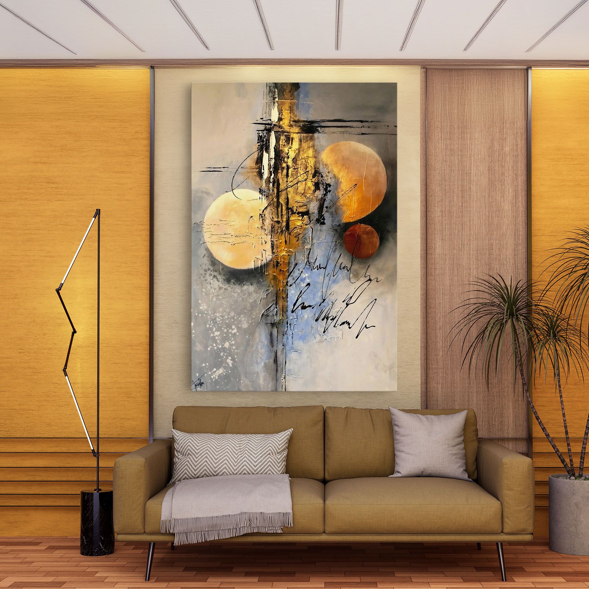 Abstract Moons mockup 9