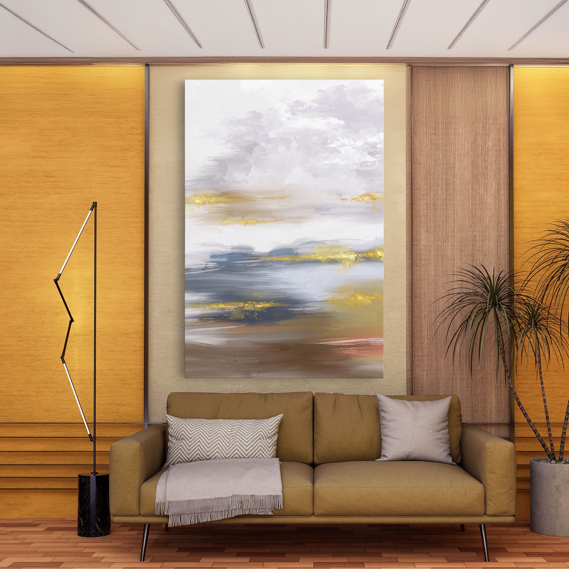 Messy Gold Art mockup 9