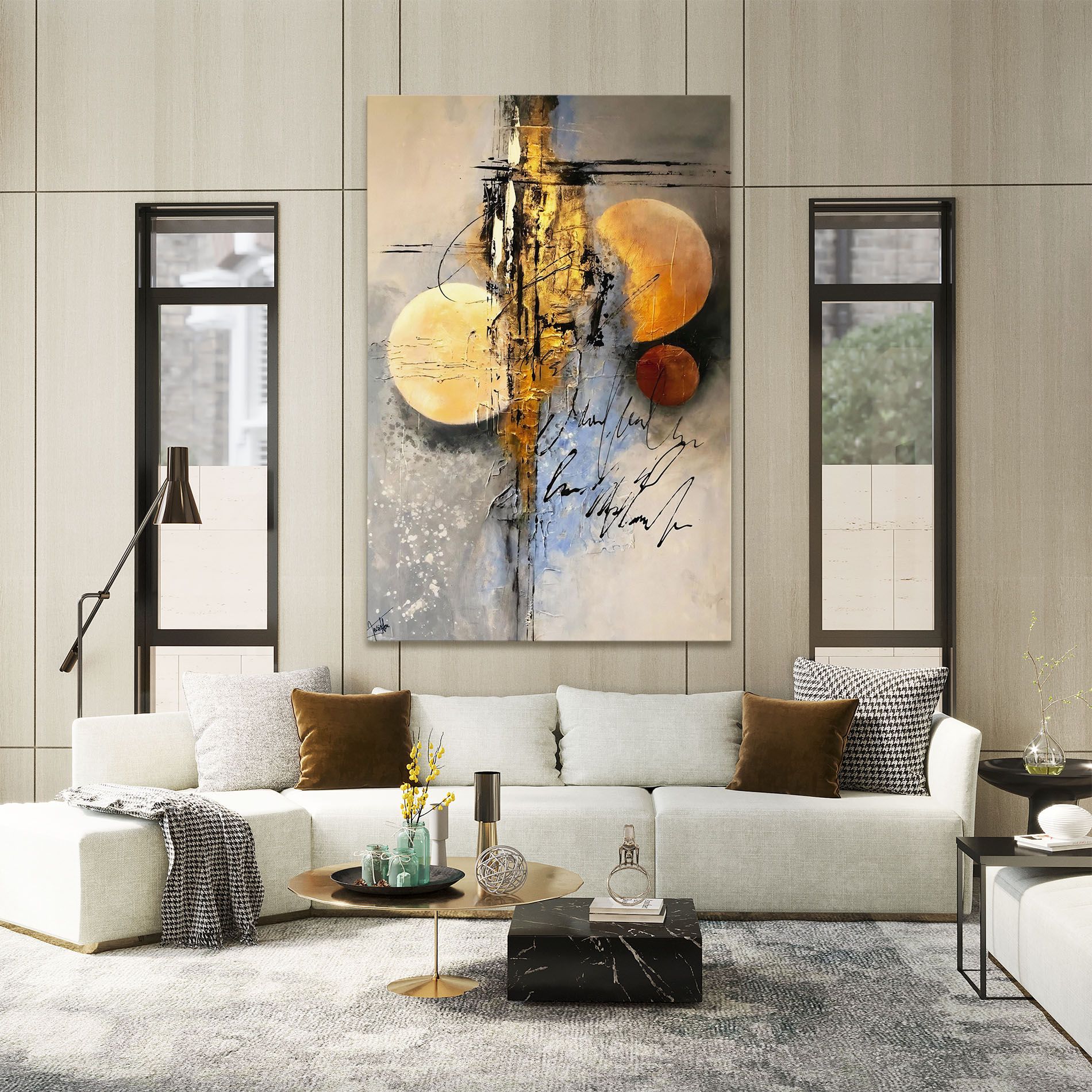 Abstract Moons mockup 2