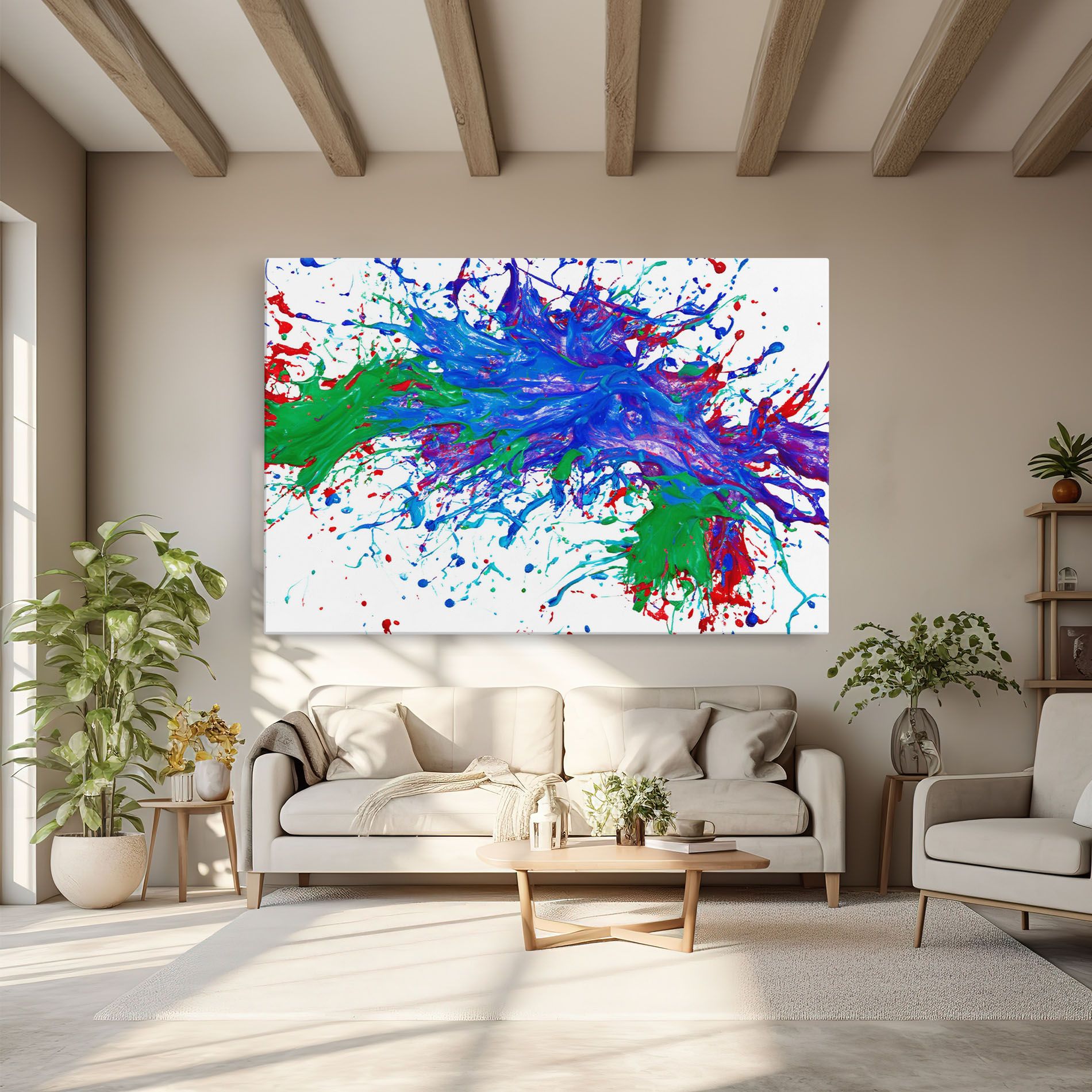 Colorful Blue Purple mockup 6