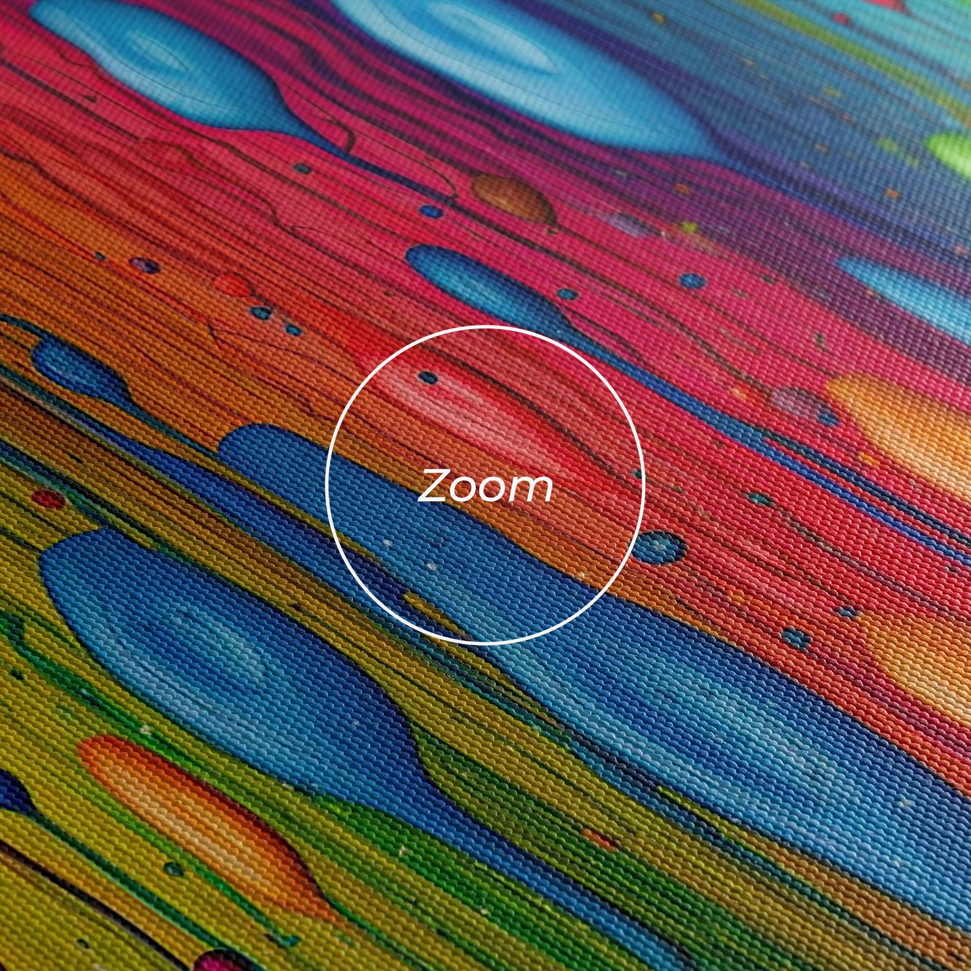 Abstract Rainbow Pattern mockup 3