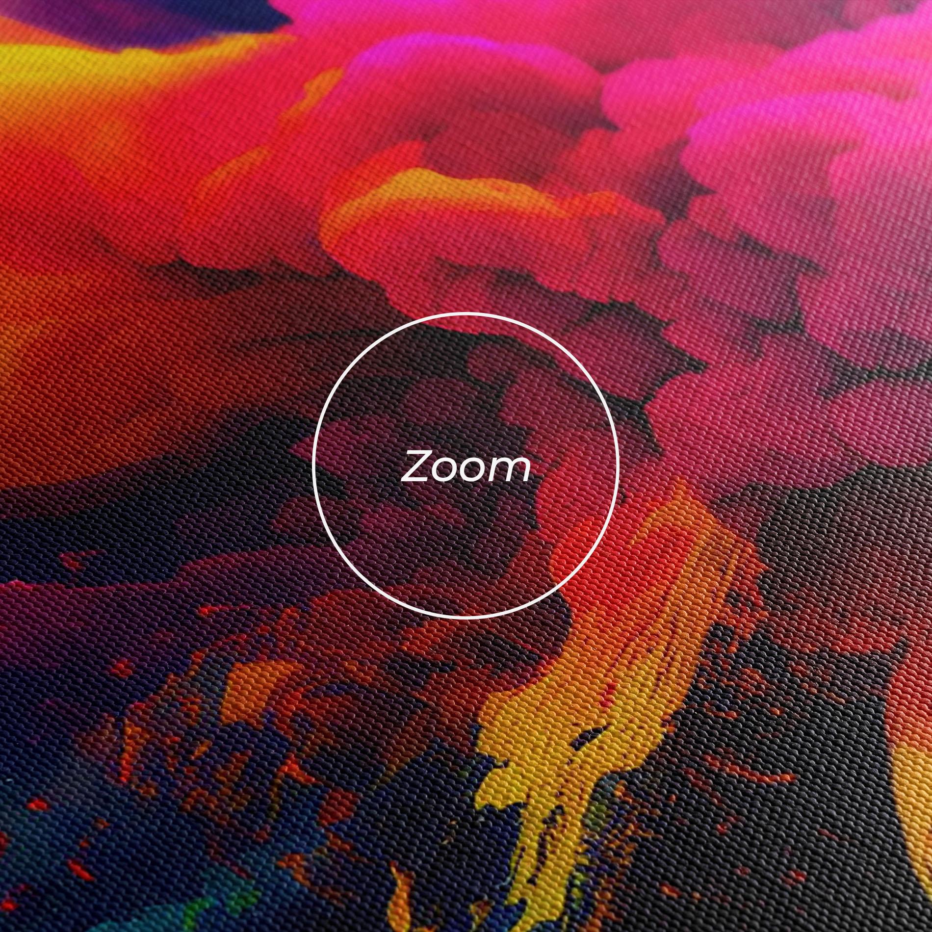 Картина на платно Colorful Paint Explosion mockup 3