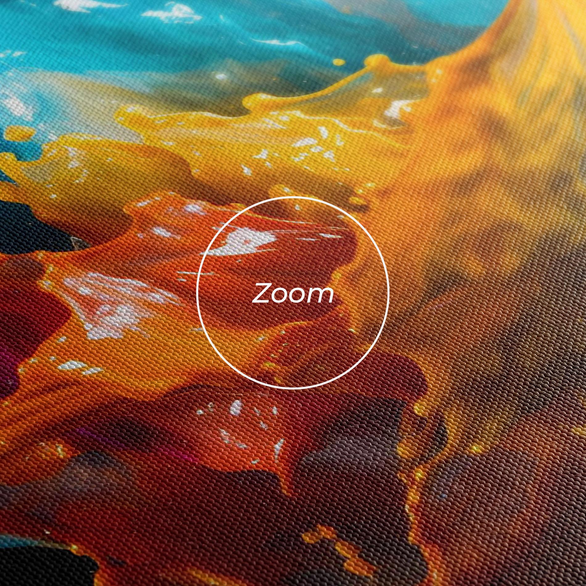 Картина на платно Colorful Splash Floating mockup 3