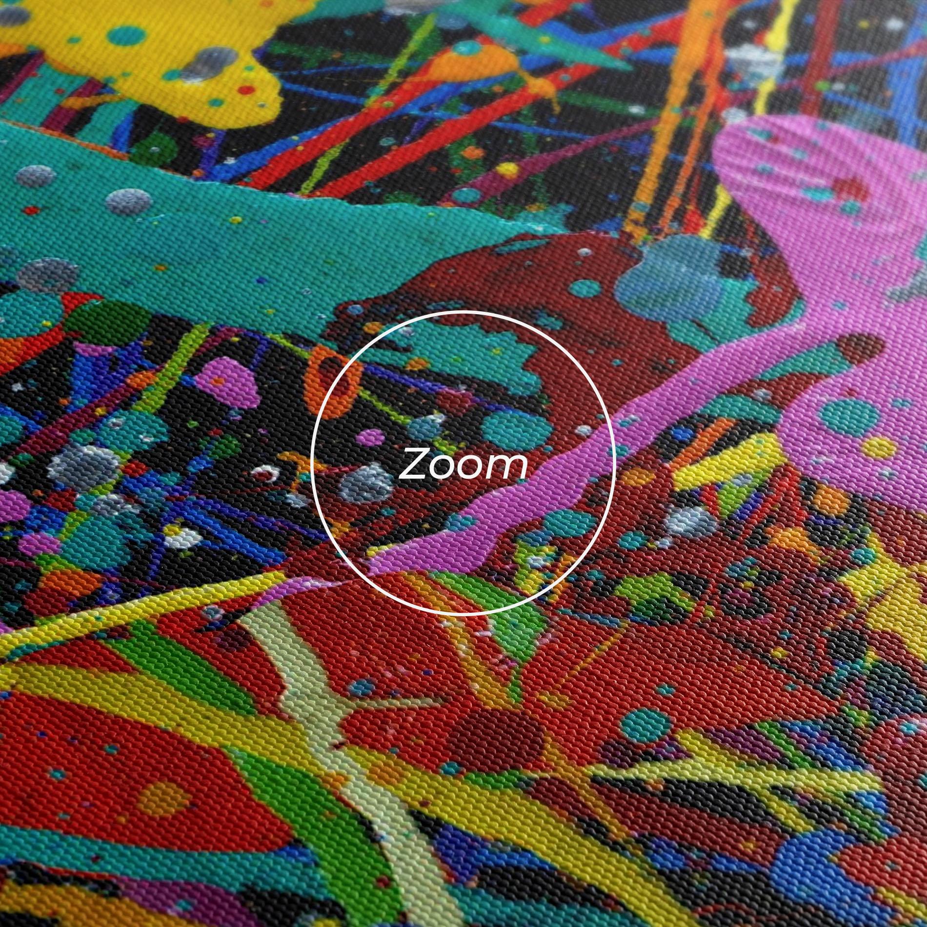 Картина на платно Dark Panorama mockup 3